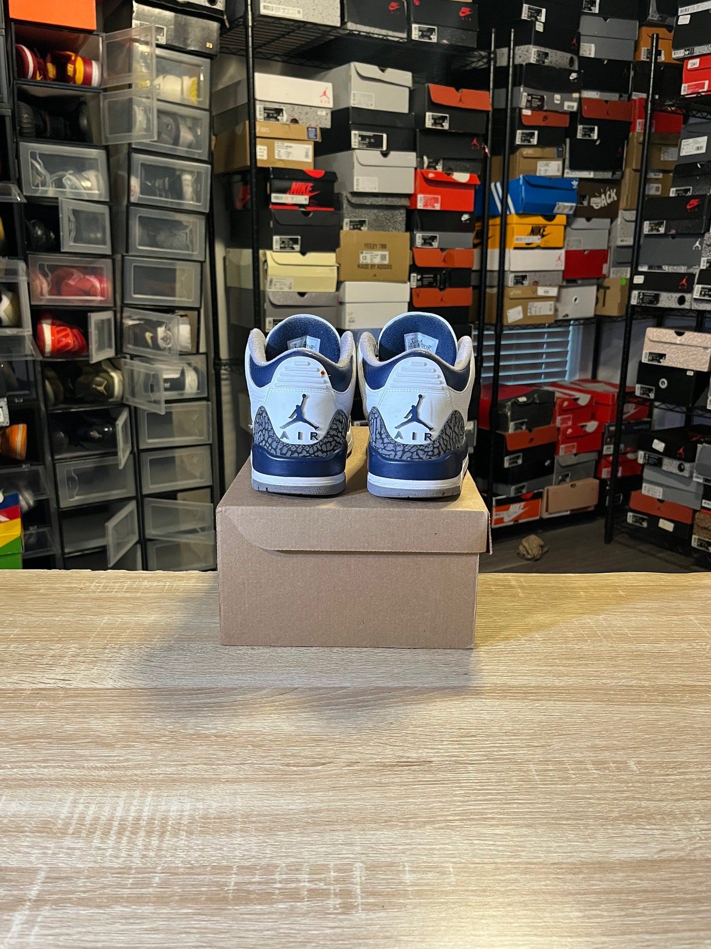 Size 8 - AJ 3 Midnight Navy