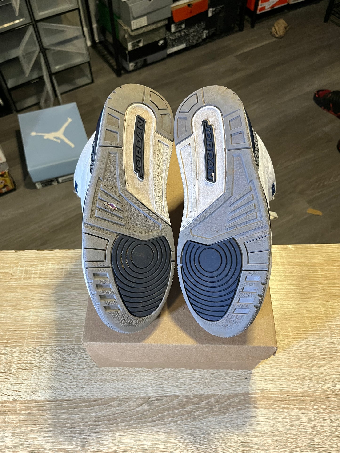 Size 8 - AJ 3 Midnight Navy