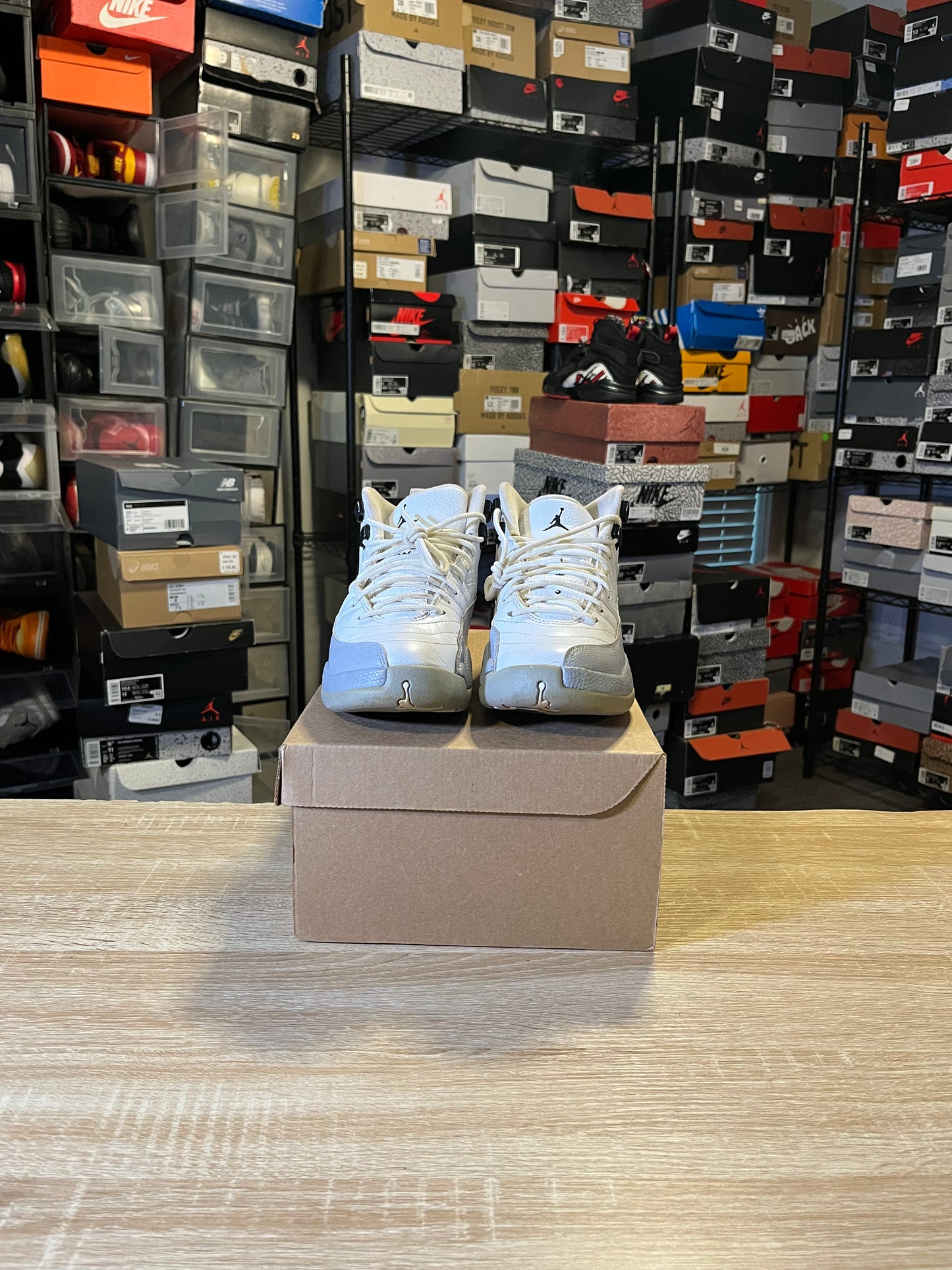 Size 6.5Y - AJ 12 Wolf Grey