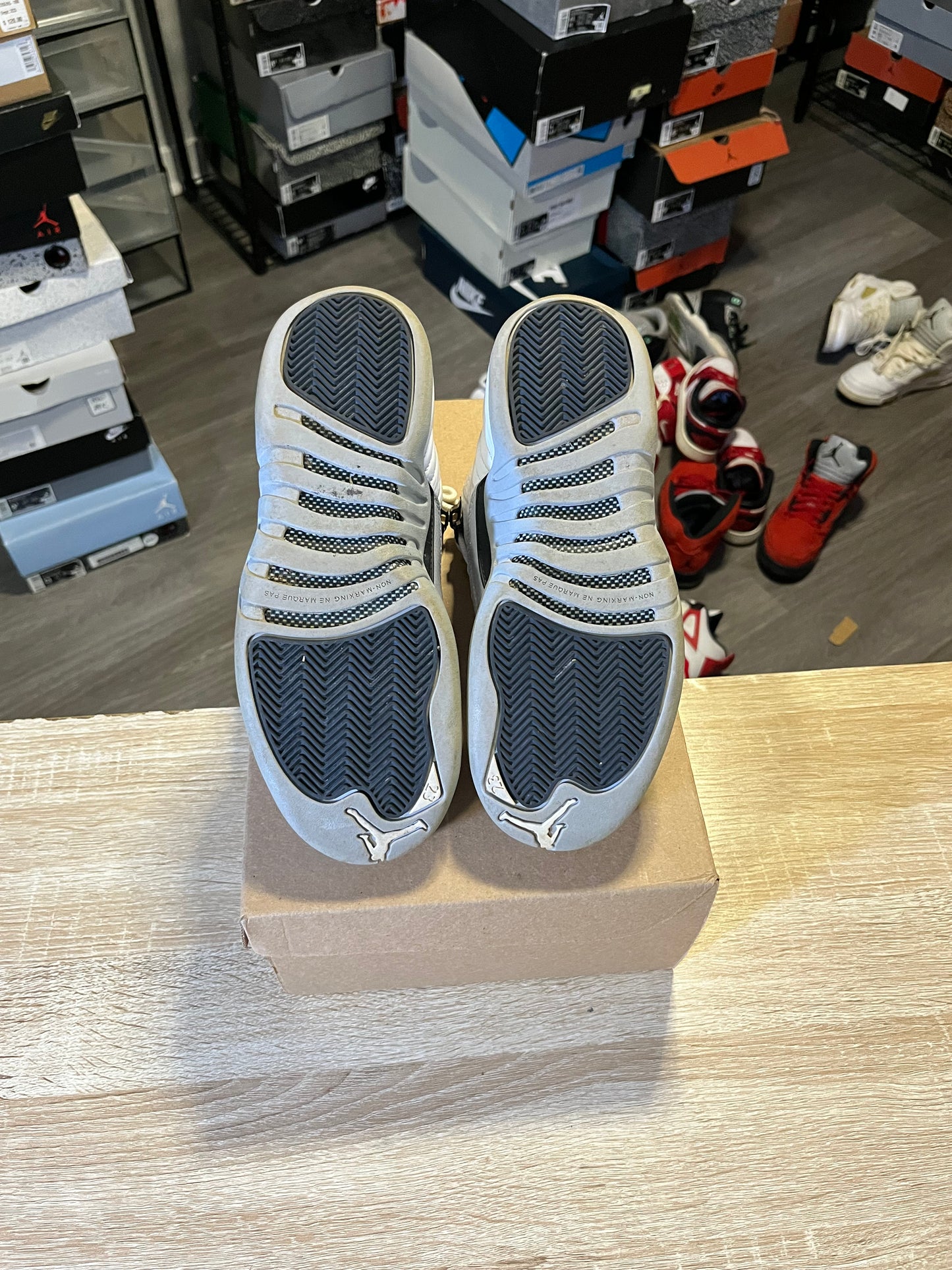 Size 6.5Y - AJ 12 Wolf Grey