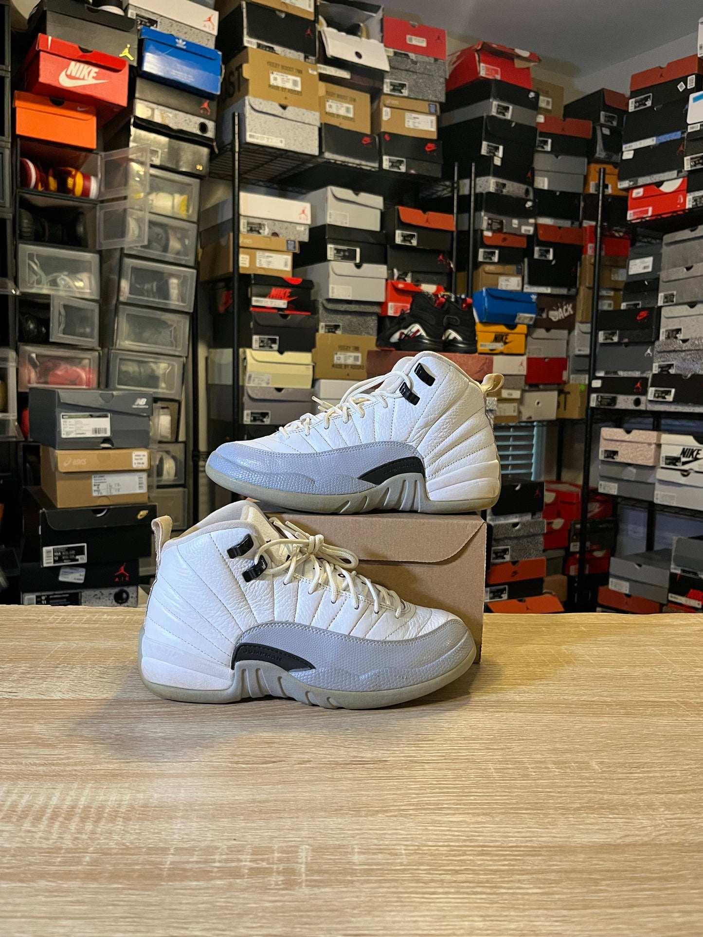 Size 6.5Y - AJ 12 Wolf Grey