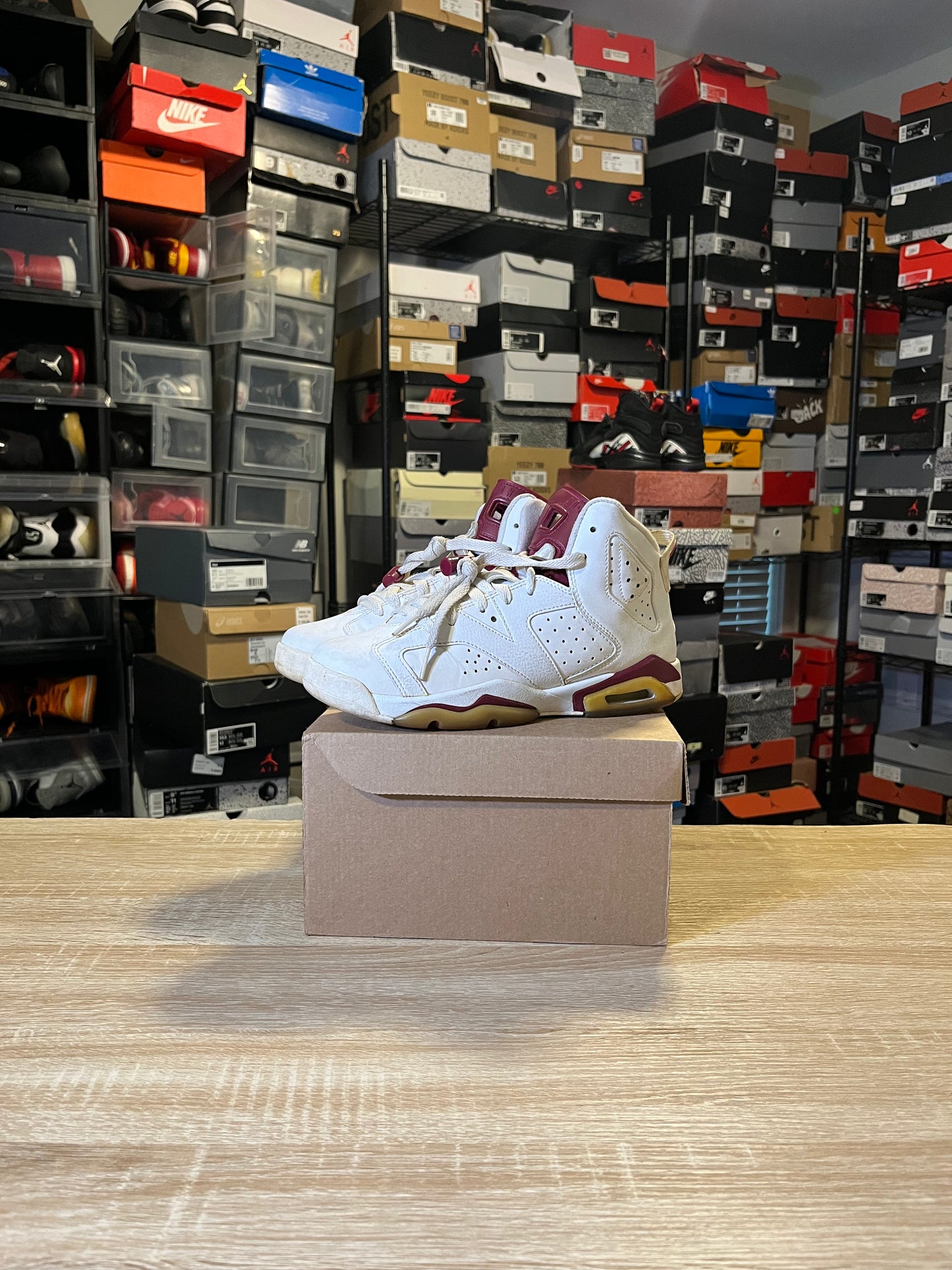 Size 6Y - AJ 6 Maroon