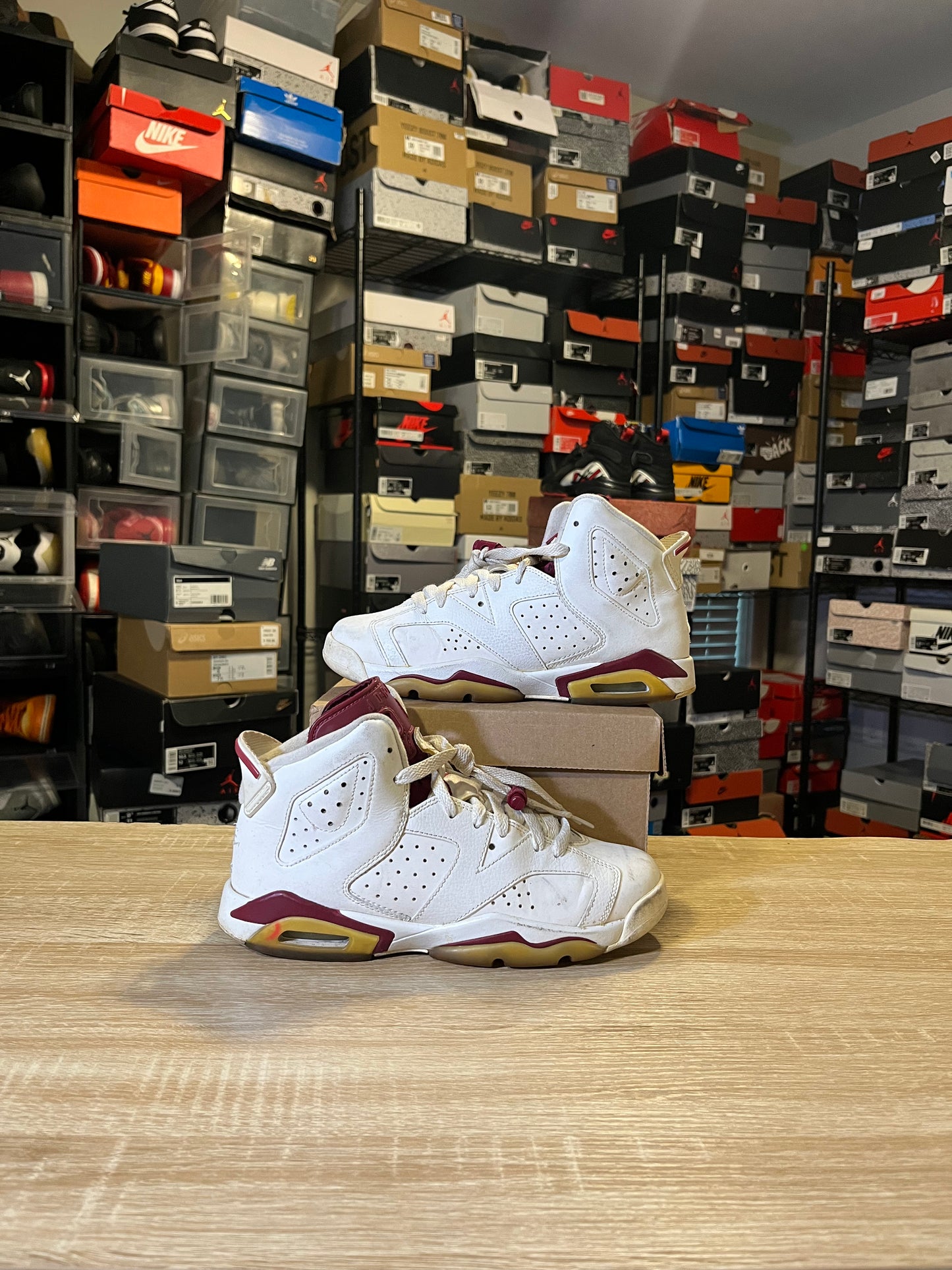 Size 6Y - AJ 6 Maroon
