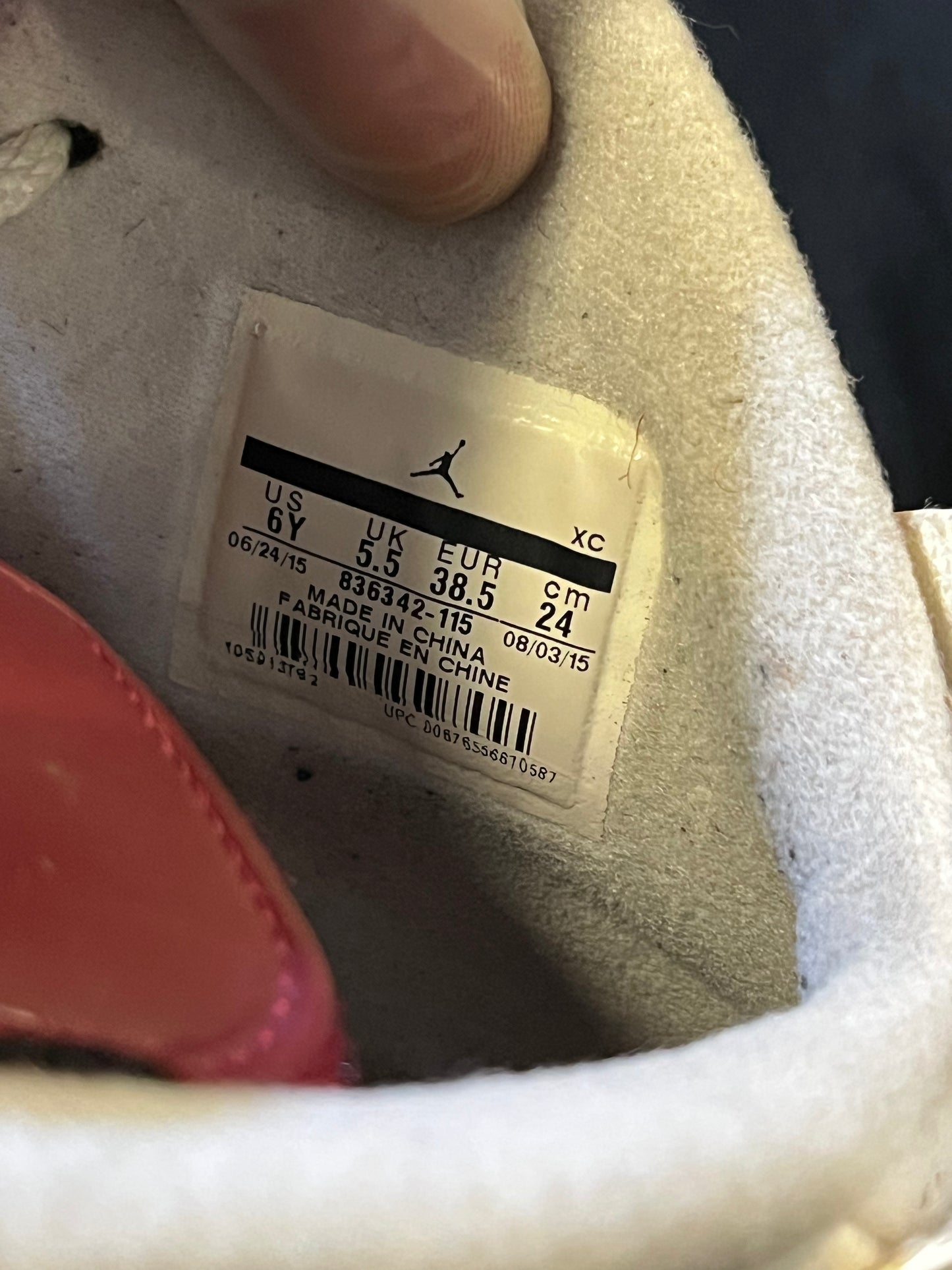 Size 6Y - AJ 6 Maroon