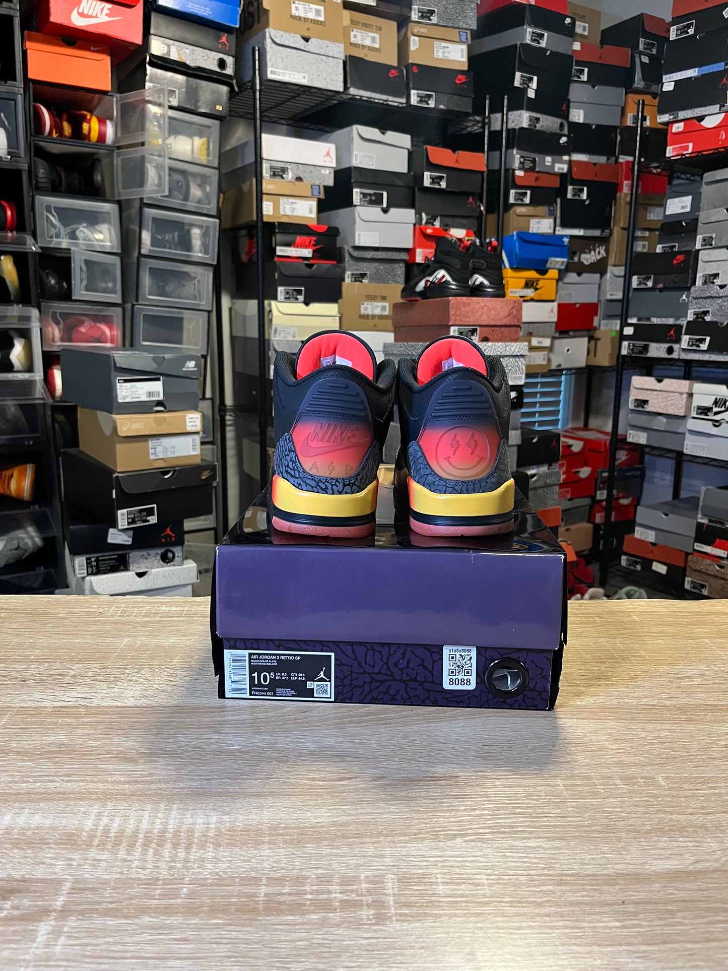 Size 10.5 - AJ 3 J Balvin