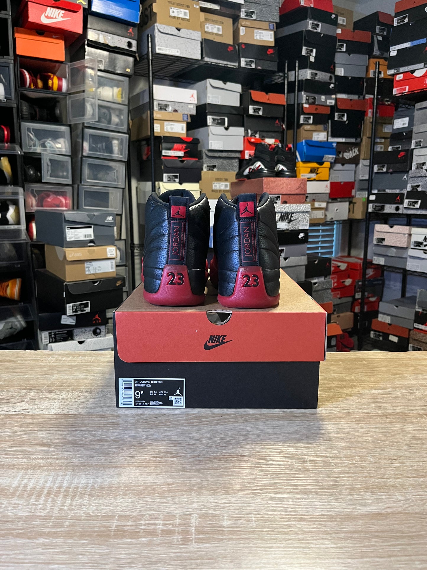 Size 9.5 - AJ 12 Flu Game