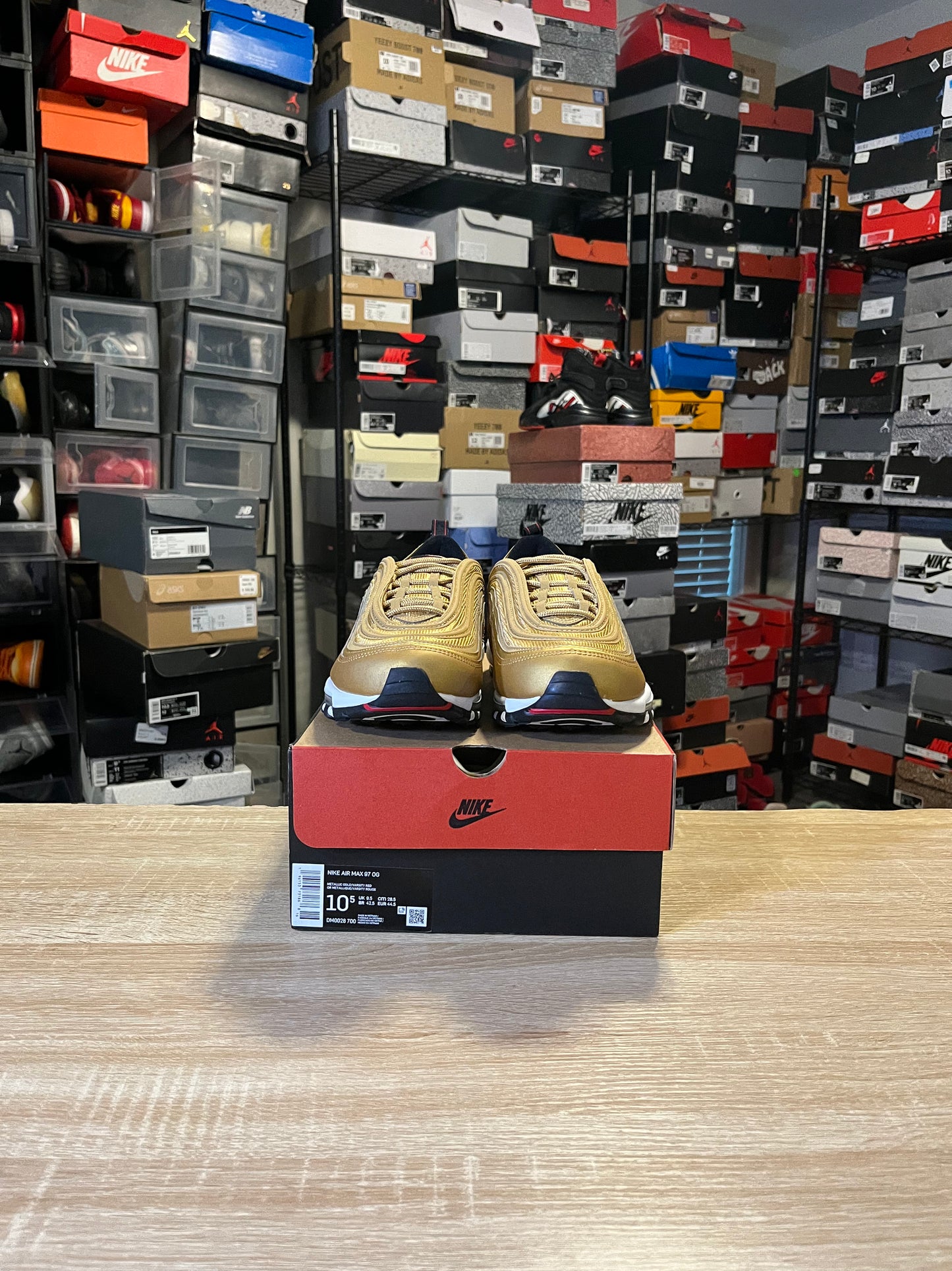 Size 10.5 - Air Max 97 OG 2023 Metallic Gold