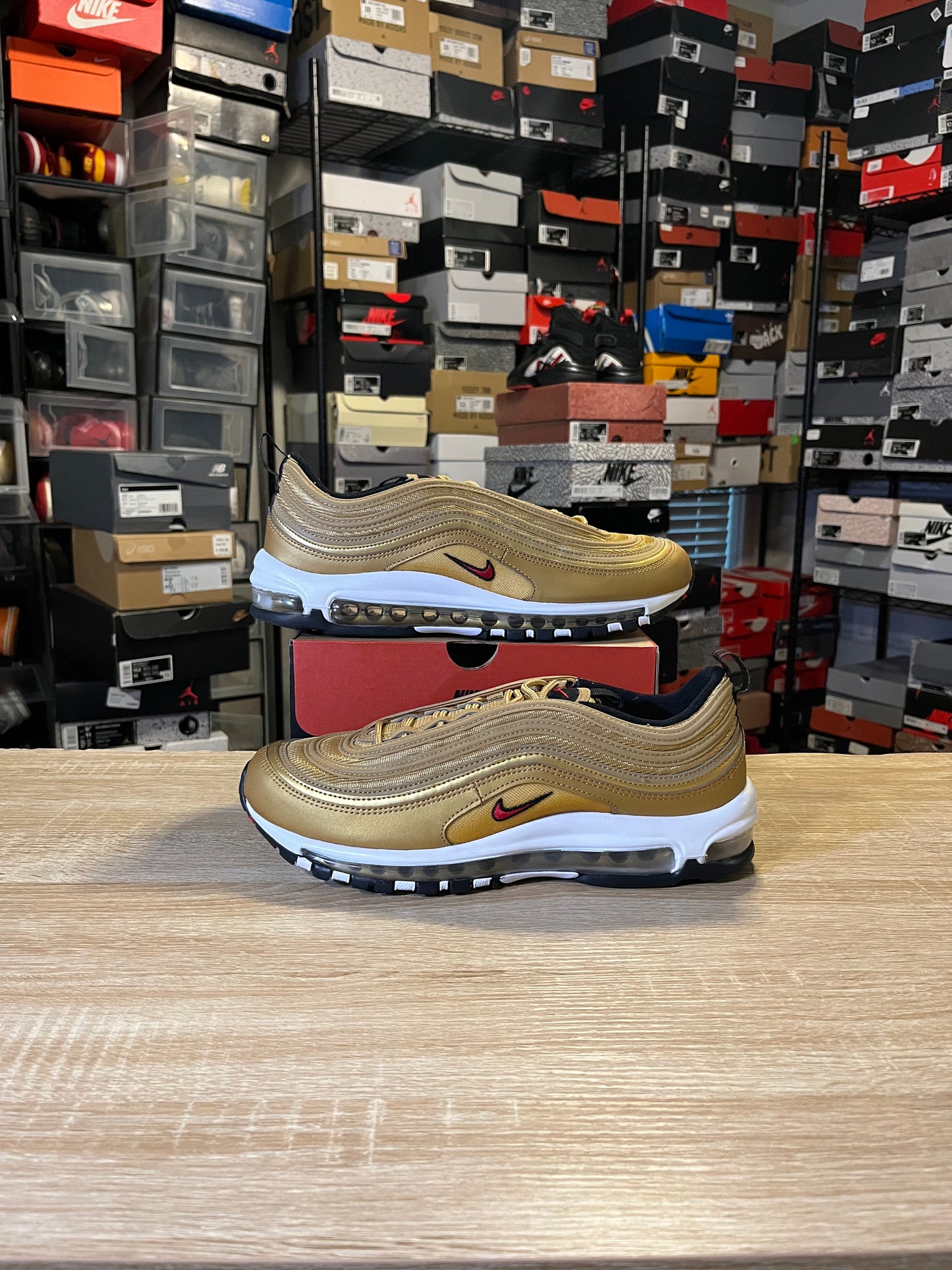 Size 10.5 - Air Max 97 OG 2023 Metallic Gold