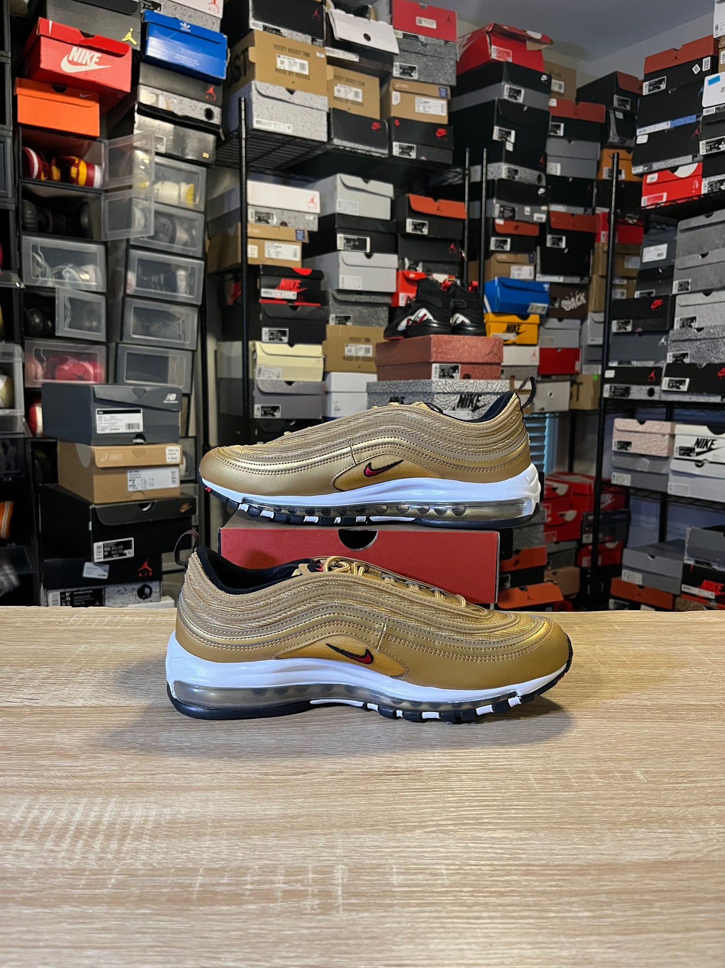Size 10.5 - Air Max 97 OG 2023 Metallic Gold