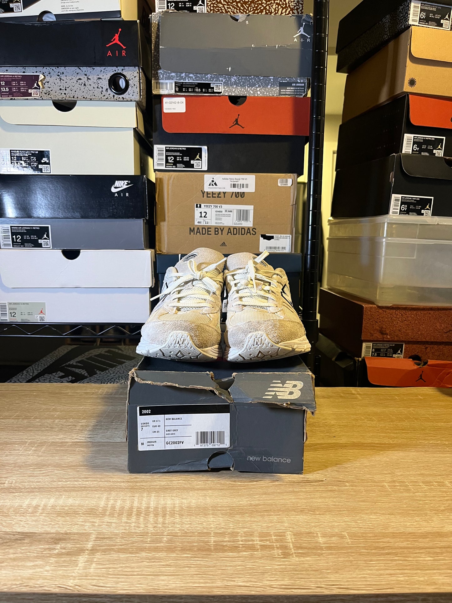 Size 7 - New balance 2002r vintage Indigo