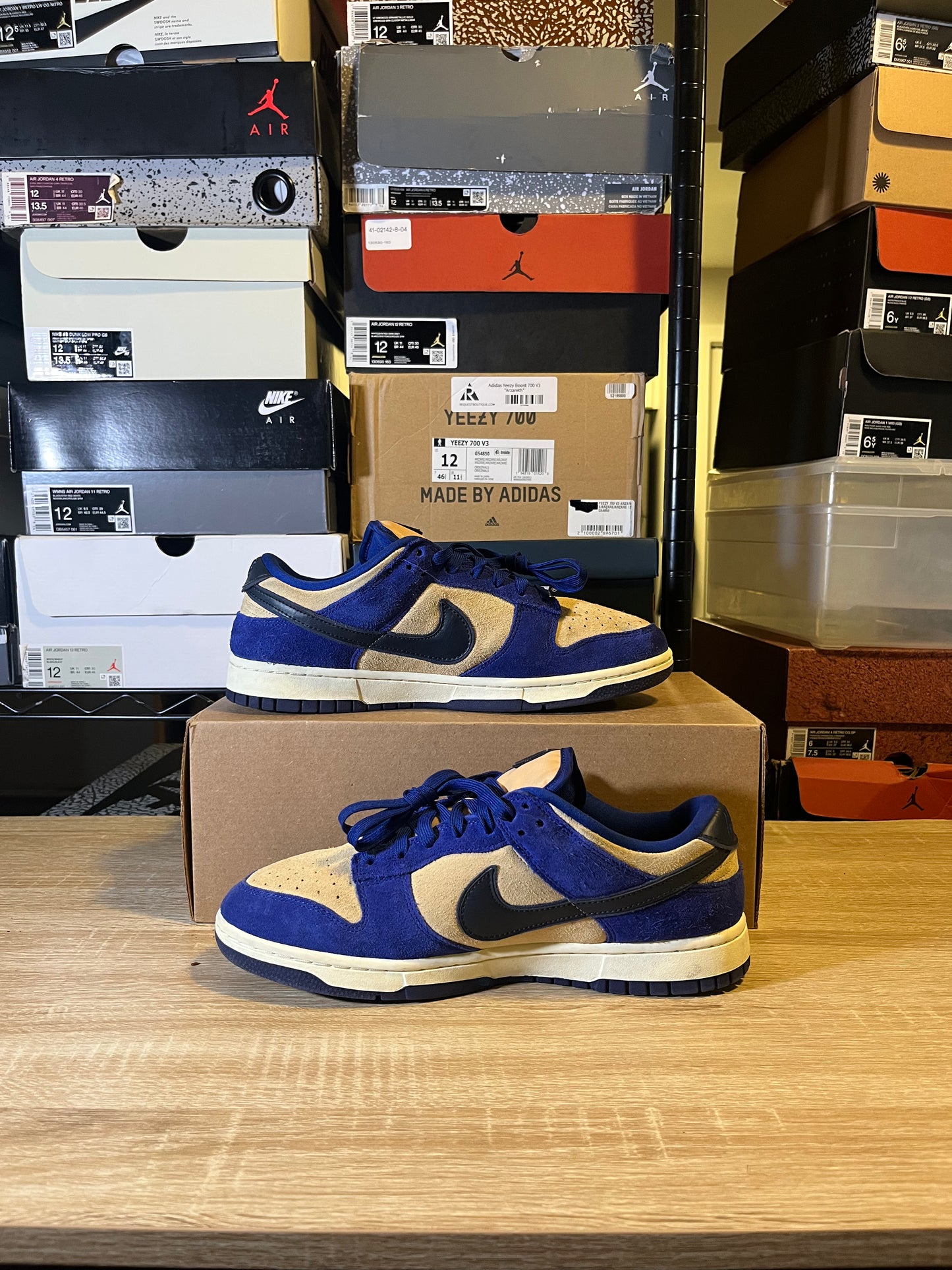 Size 9.5 M - Dunk LX Low Blue Suede