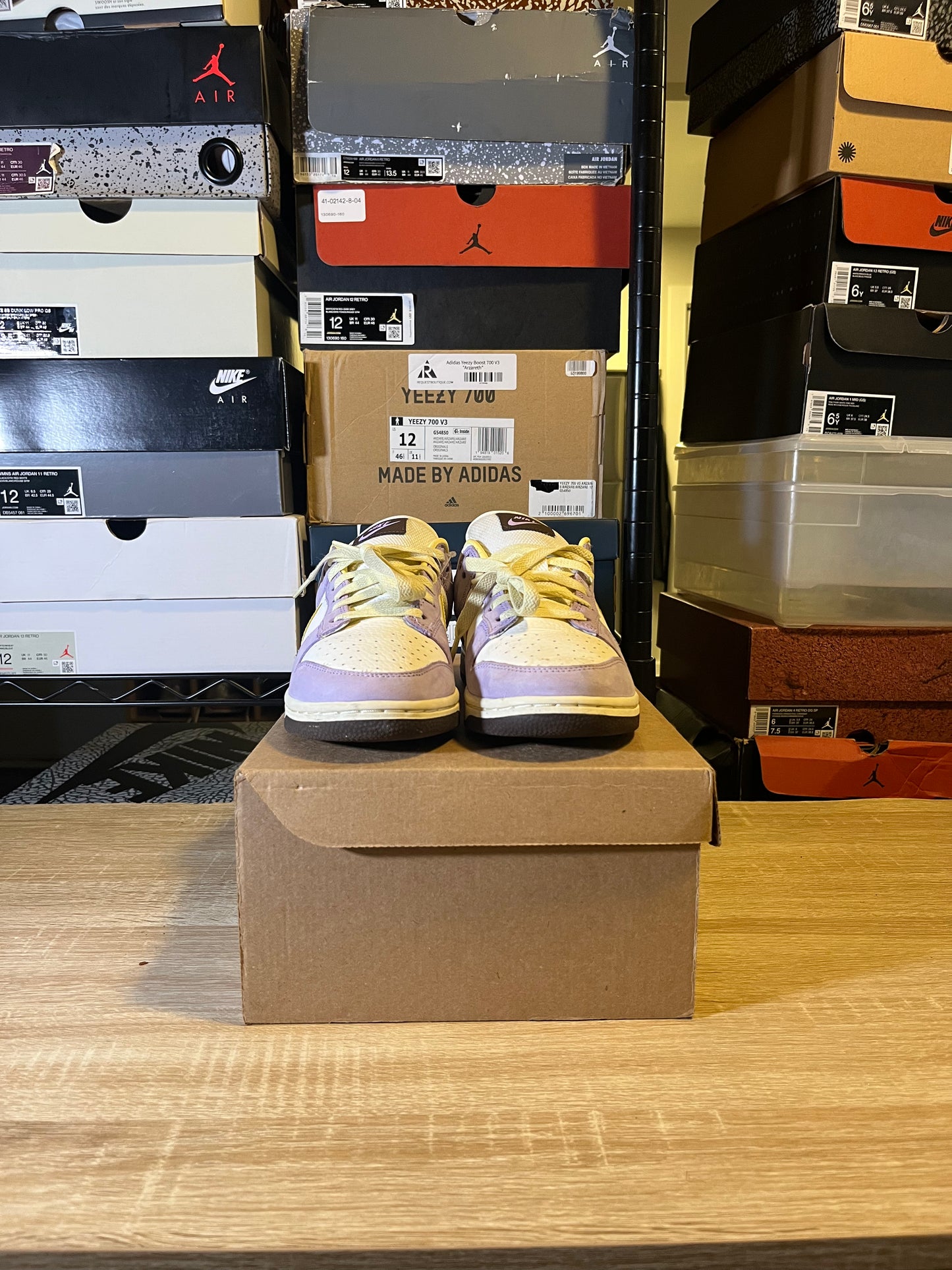Size 5.5 M - Nike Dunk Premium Low Lilac Bloom