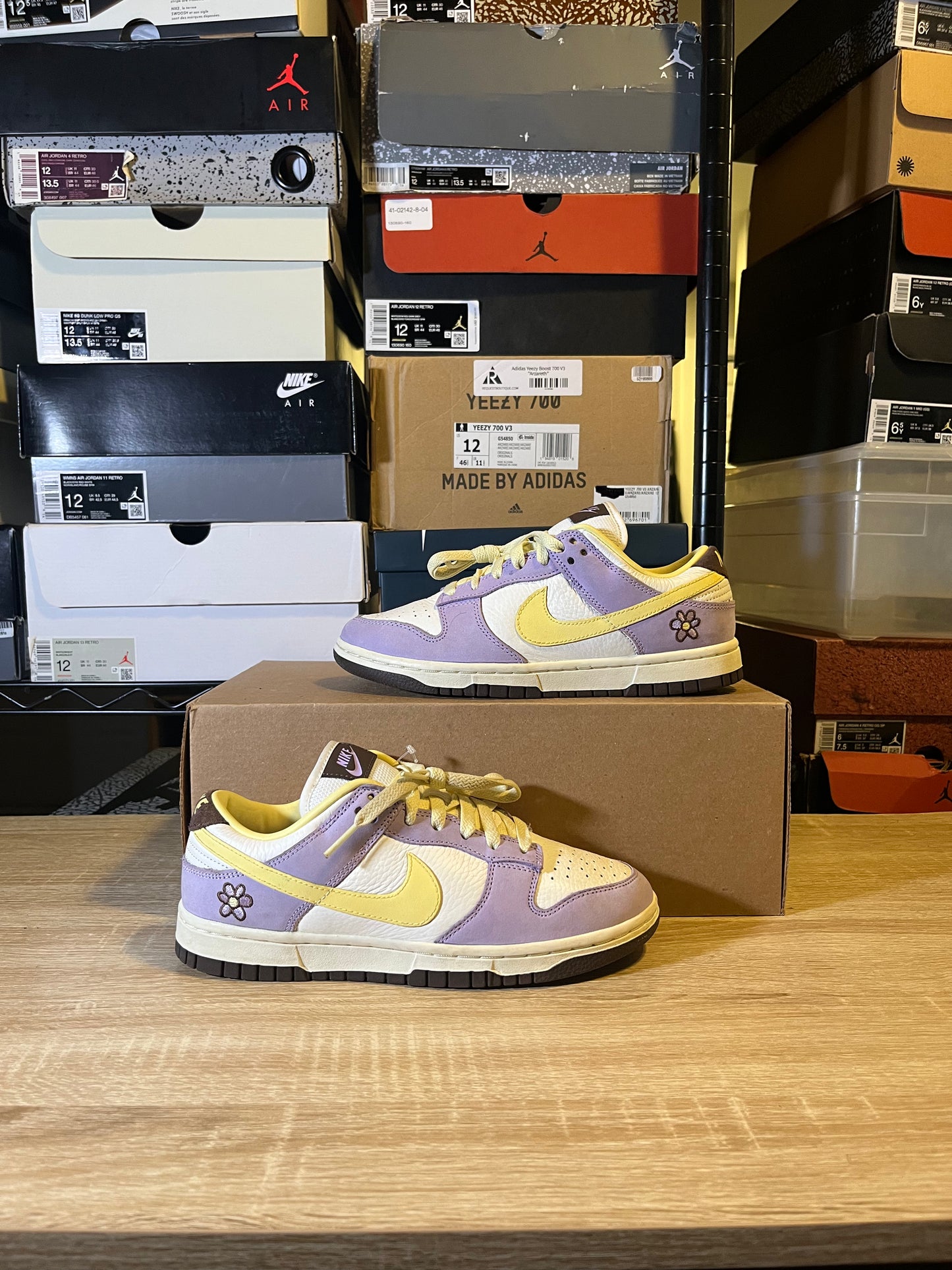 Size 5.5 M - Nike Dunk Premium Low Lilac Bloom