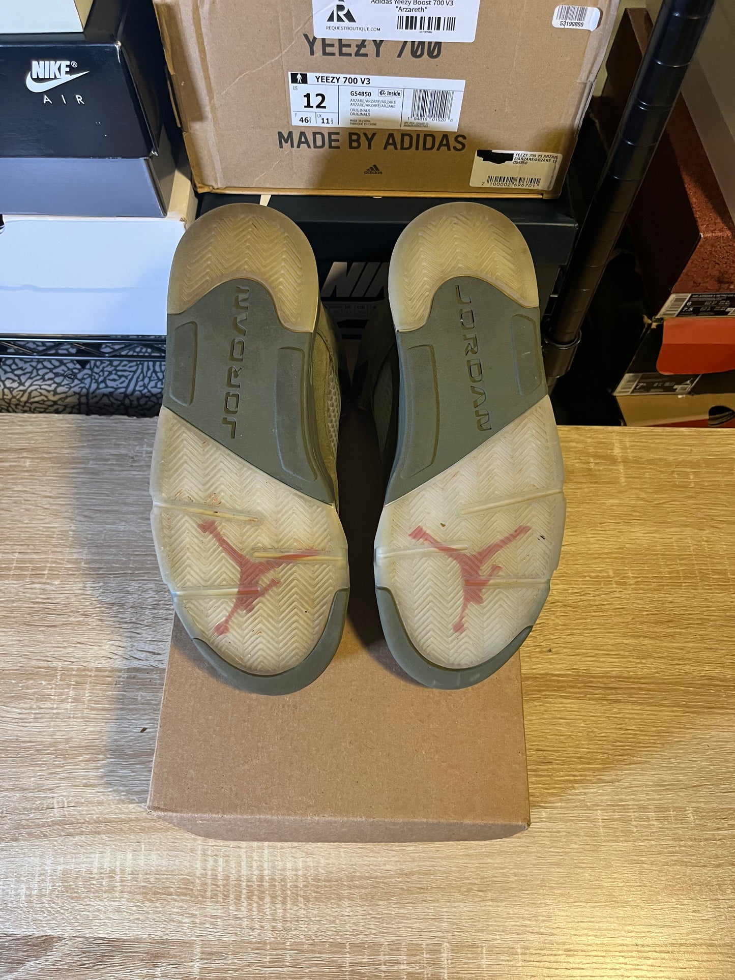 Size 8.5 - AJ 5 Olive