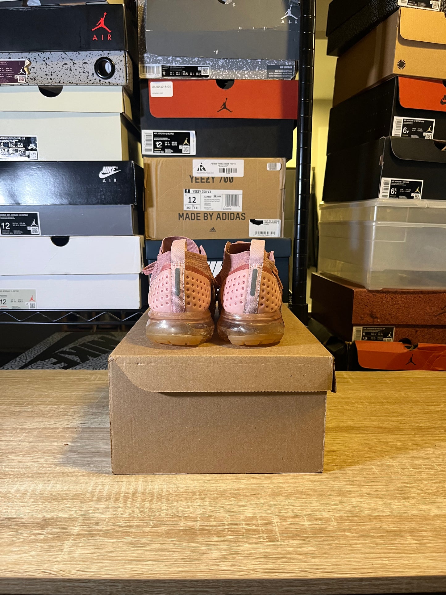 Size 6.5 M - Air VaporMax Flyknit 2 Rust Pink