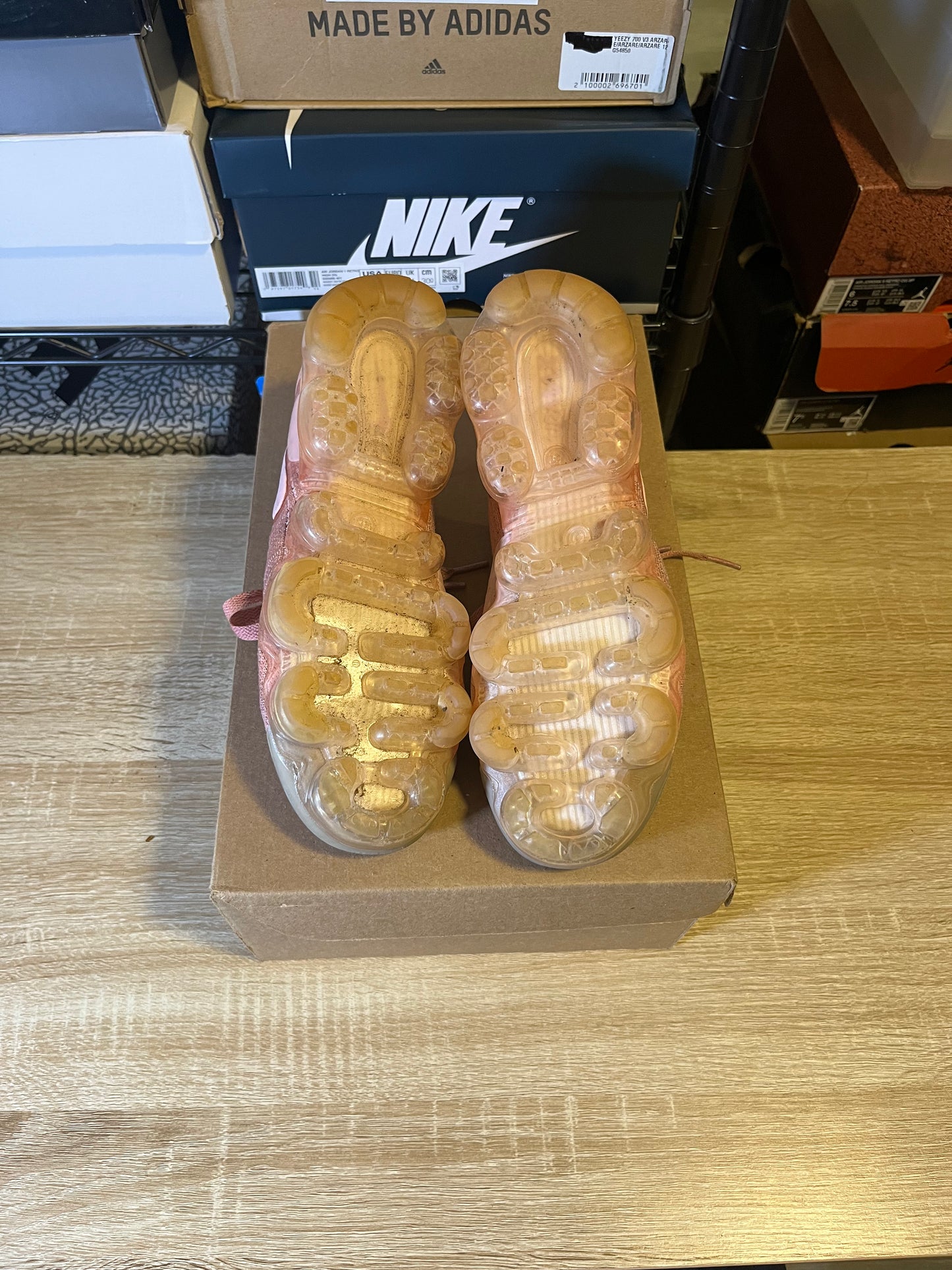 Size 6.5 M - Air VaporMax Flyknit 2 Rust Pink