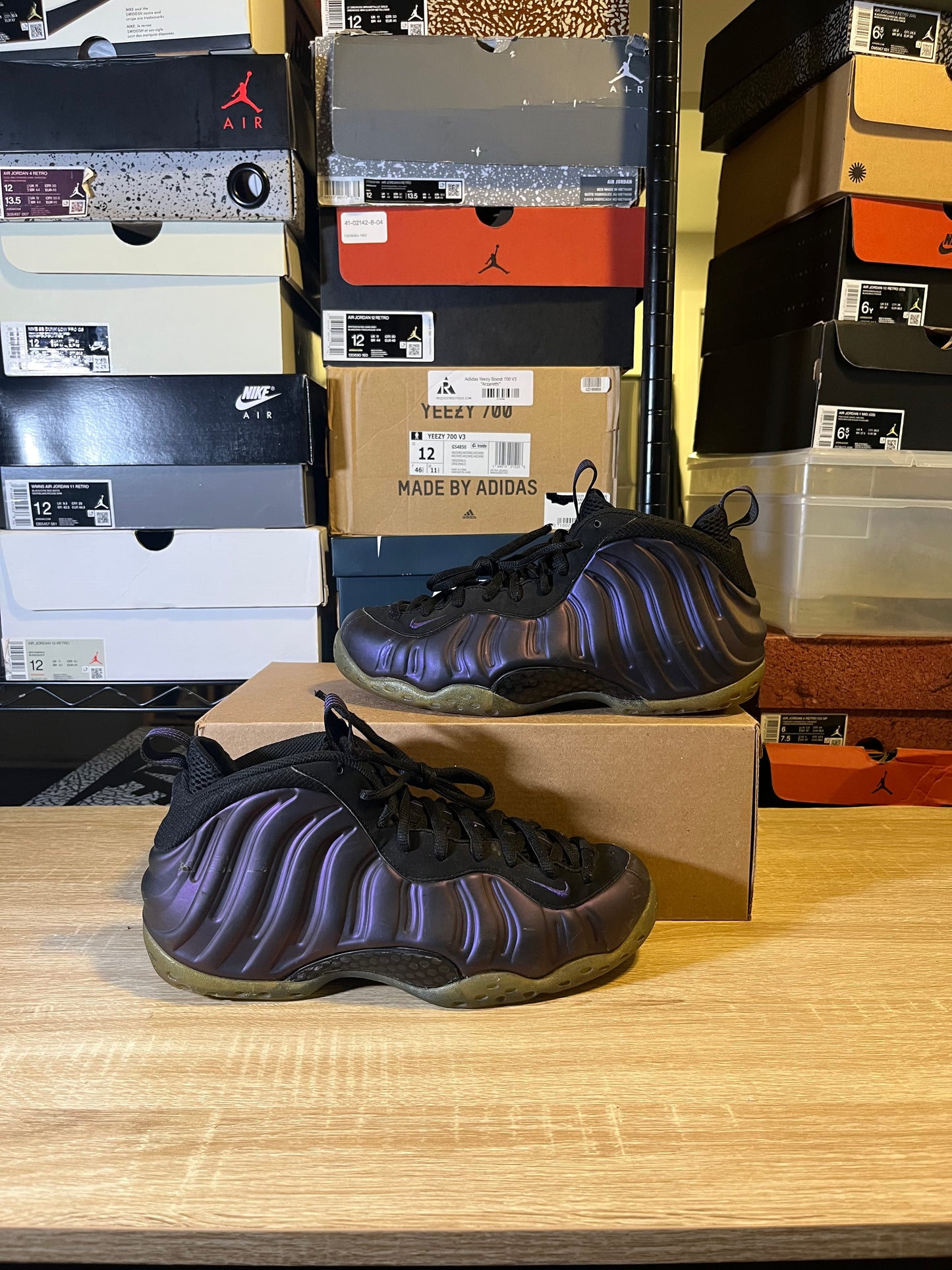 Size 9 - Foamposite Eggplant 2017