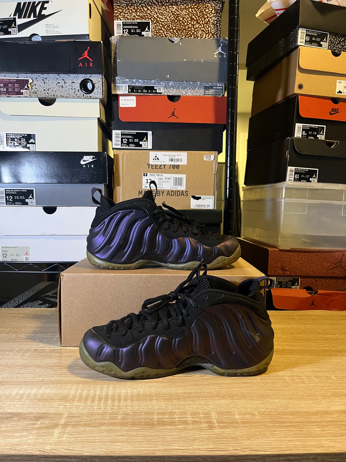Size 9 - Foamposite Eggplant 2017