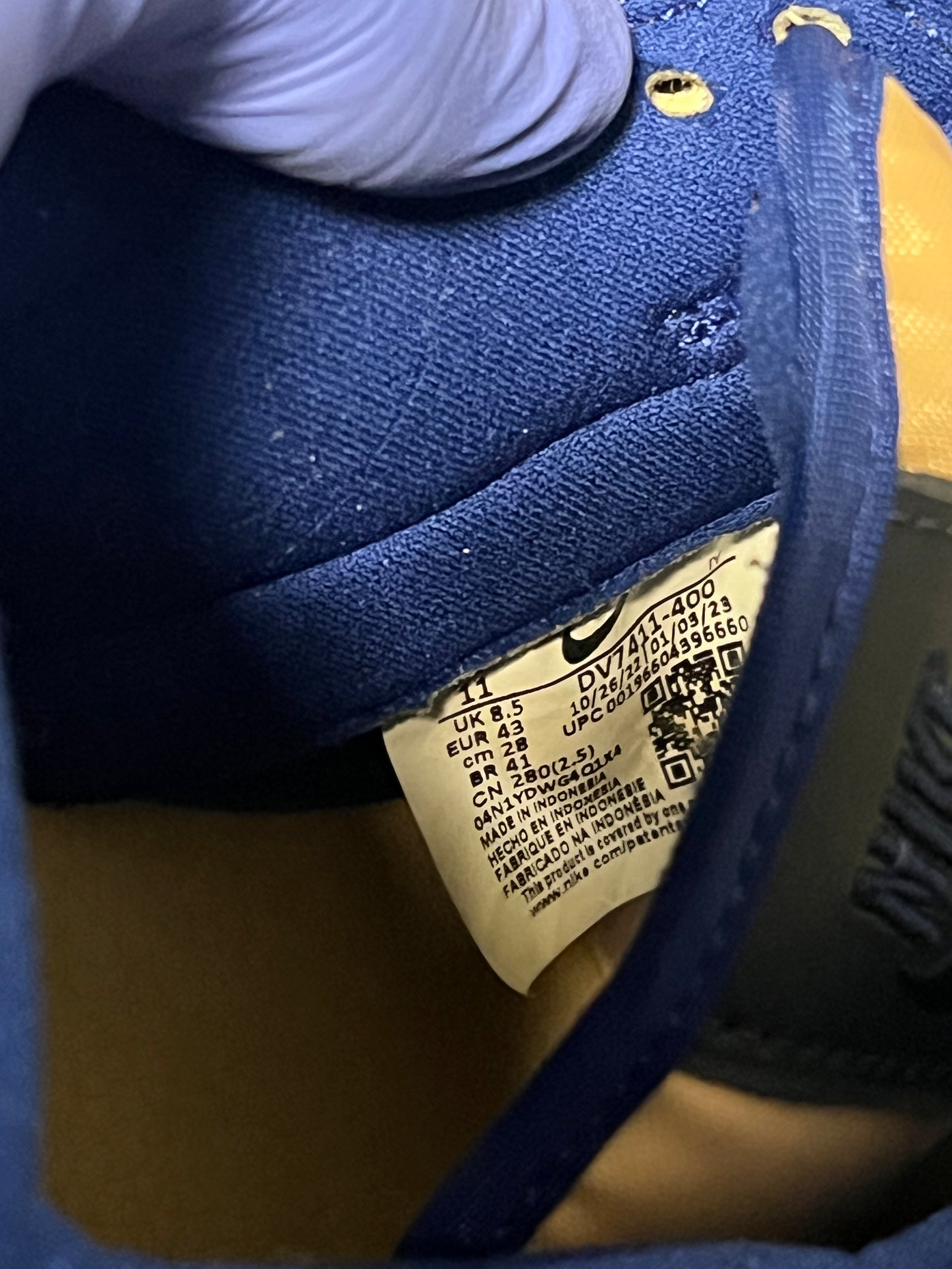 Size 9.5 M - Dunk LX Low Blue Suede