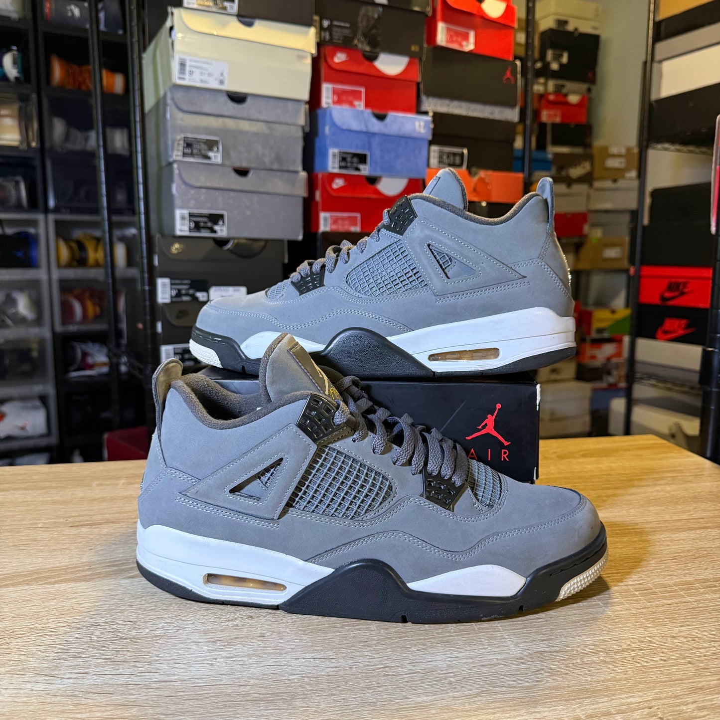 Size 12 - AJ 4 Cool Grey