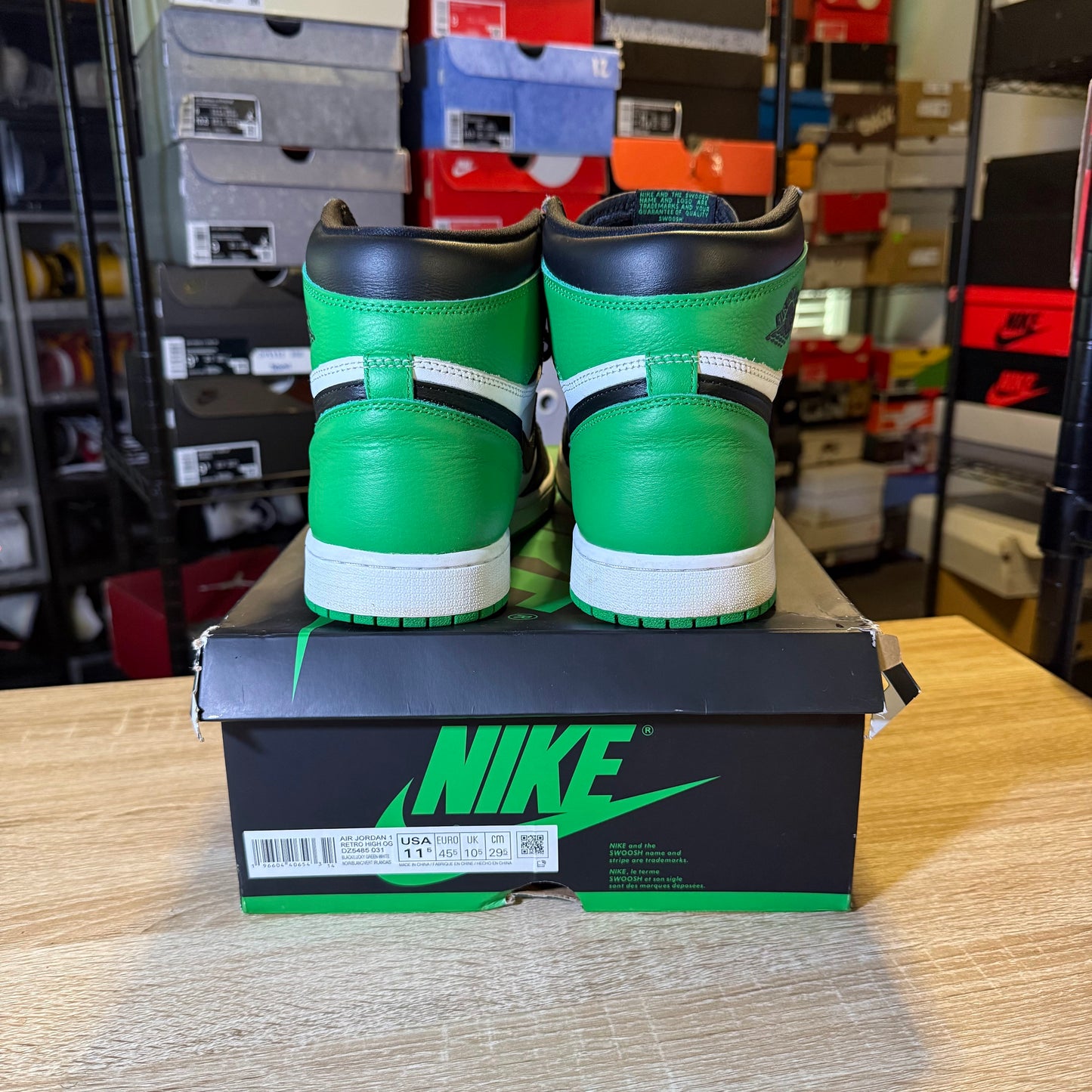Size 11.5 - AJ 1 Lucky Green