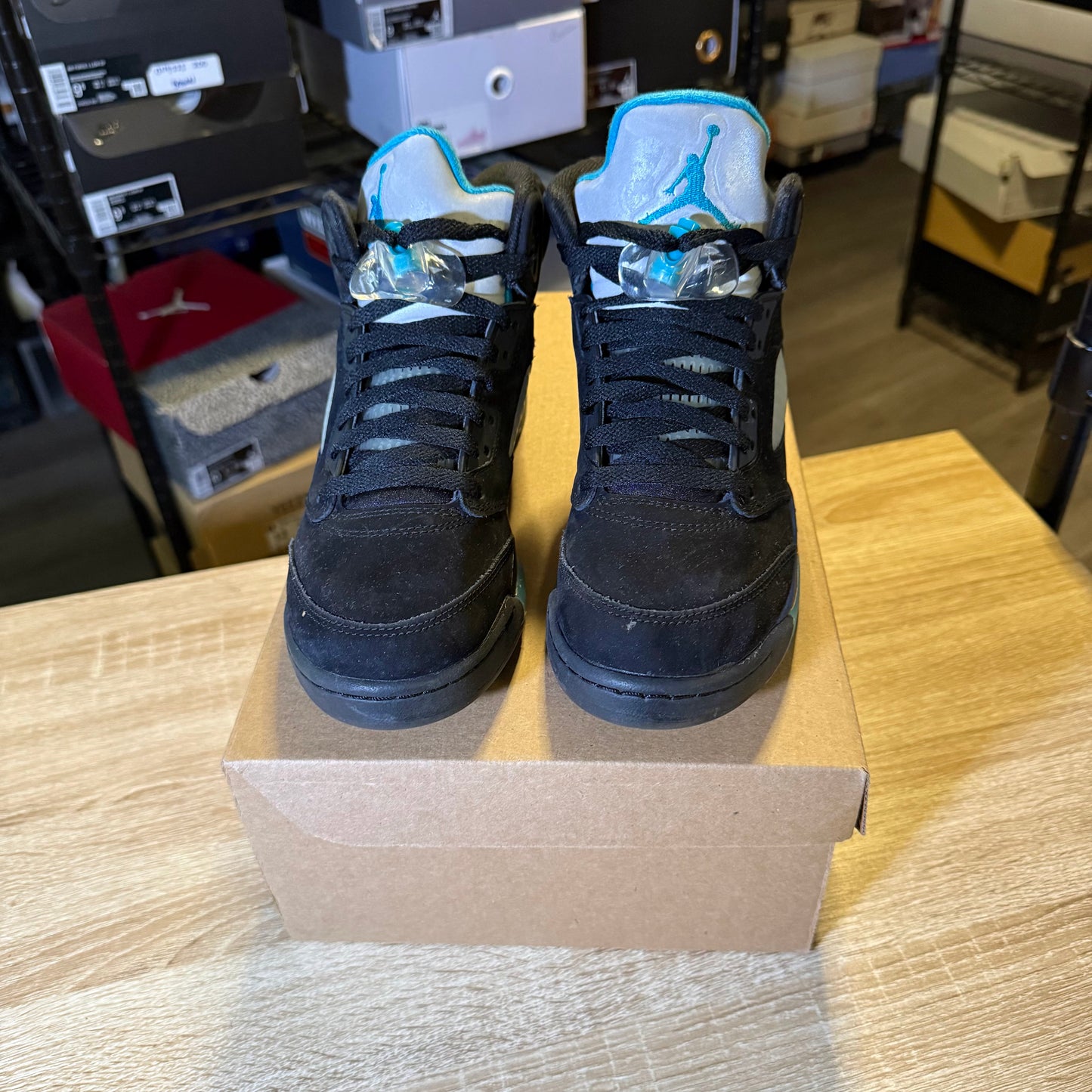Size 6 - AJ 5 Aqua