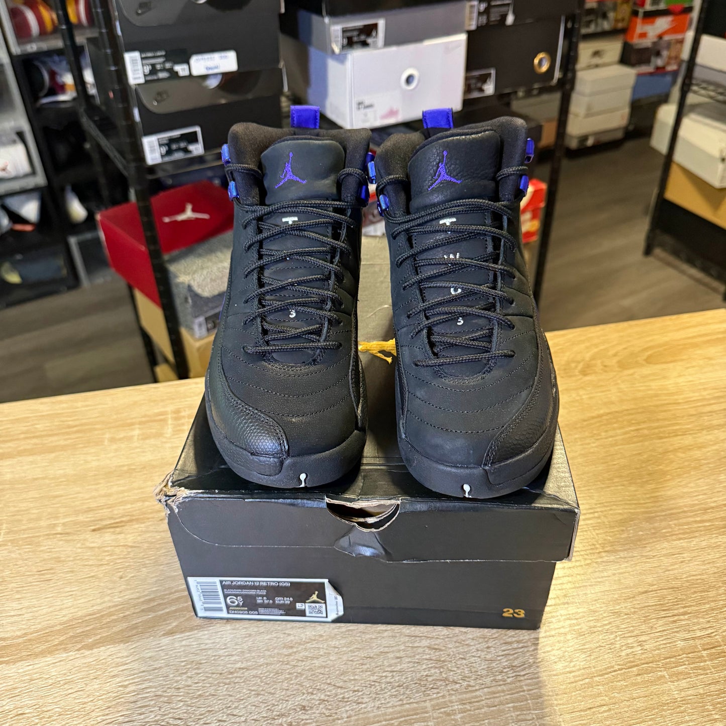 Size 6.5 - AJ 12 Dark Concord