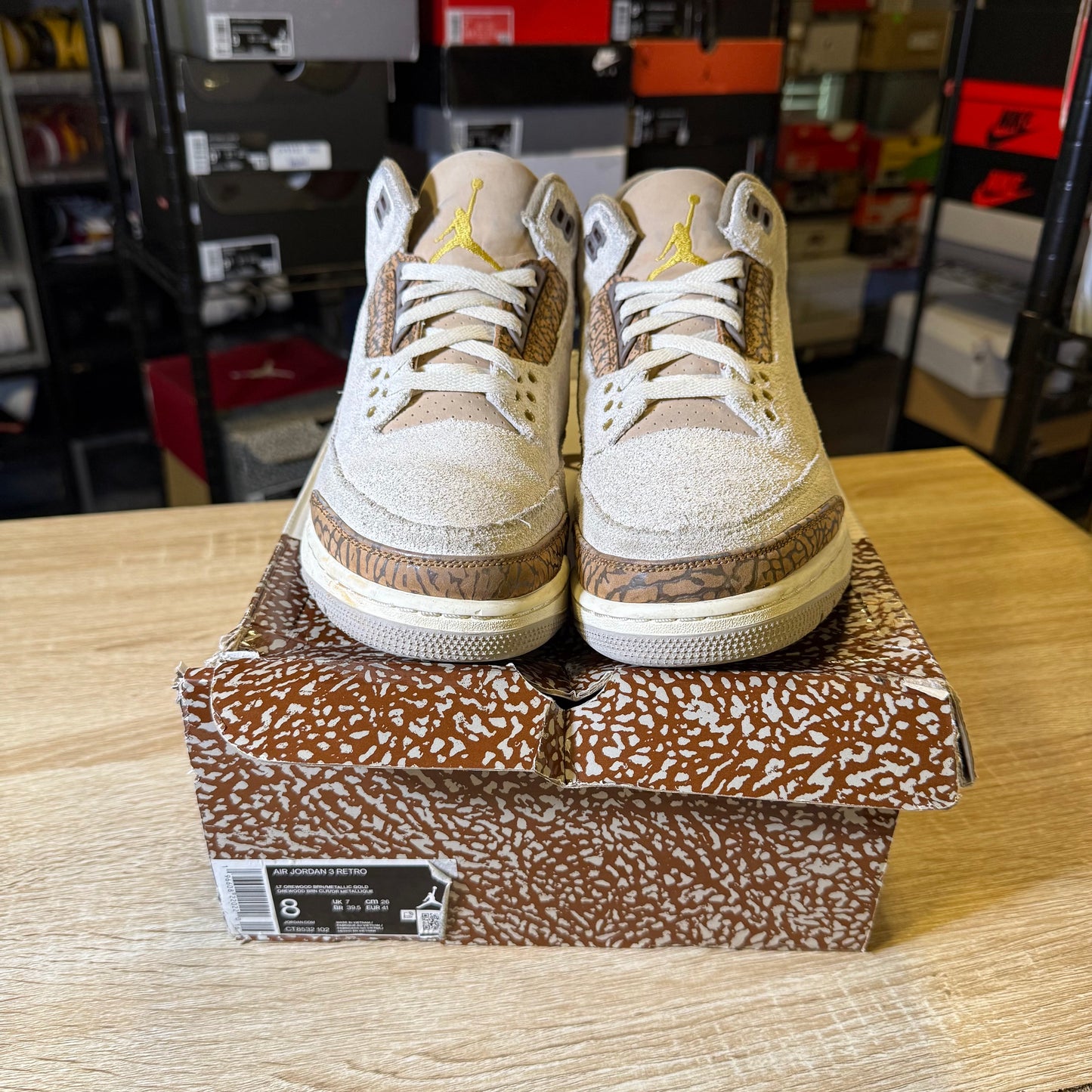 Size 8 - AJ 3 Palomino
