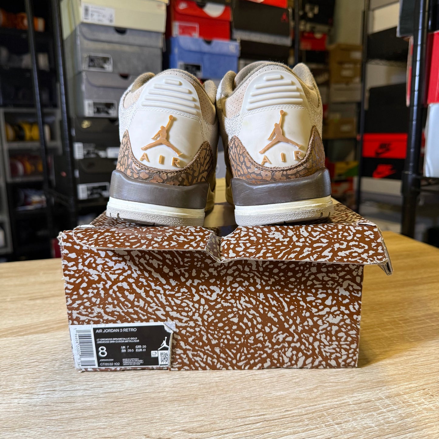 Size 8 - AJ 3 Palomino