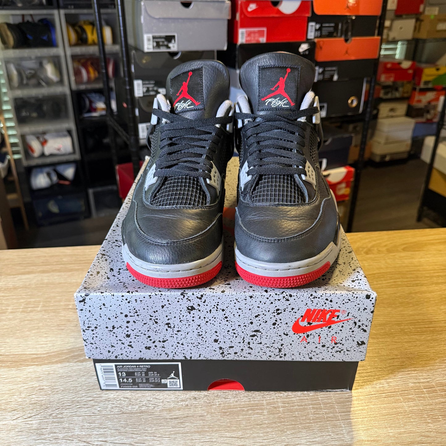 Size 13 - AJ 4 Reimagined Bred