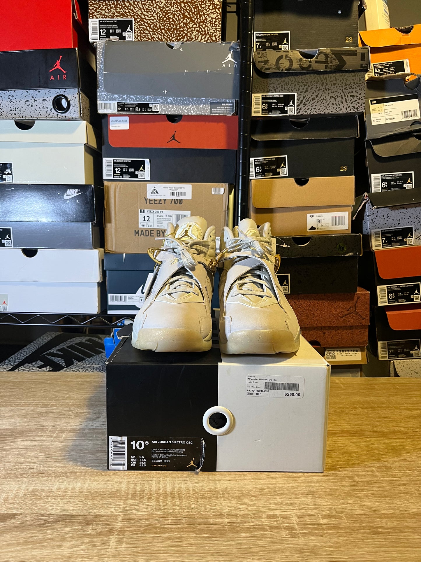 Size 10.5 - AJ 8 Champagne
