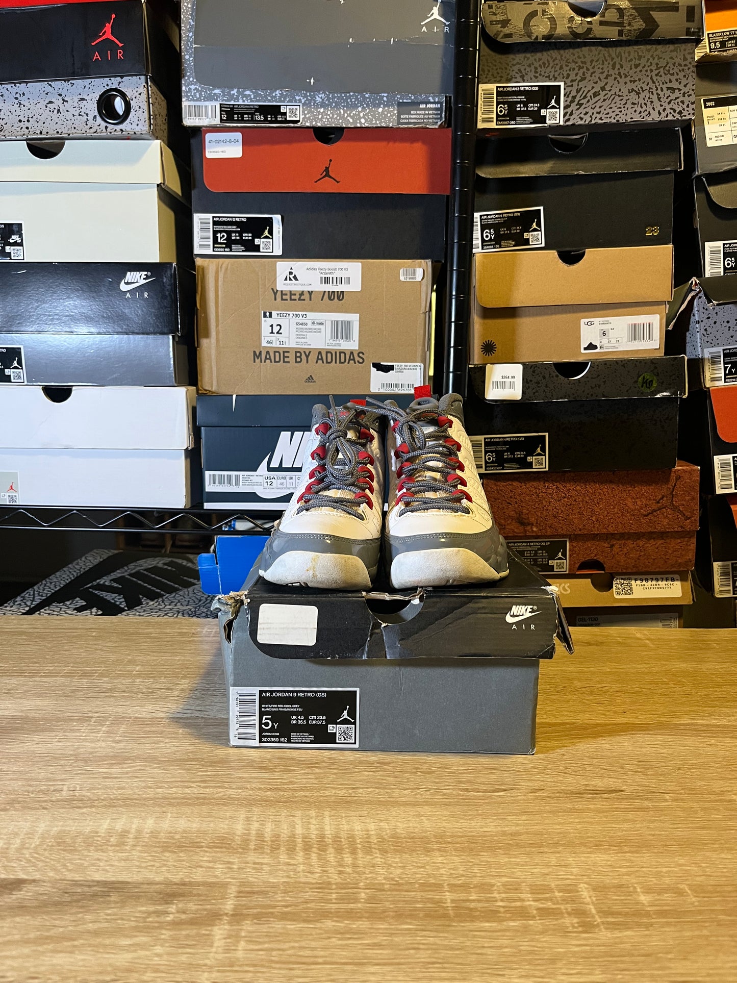 Size 5Y – AJ 9 Fire Red