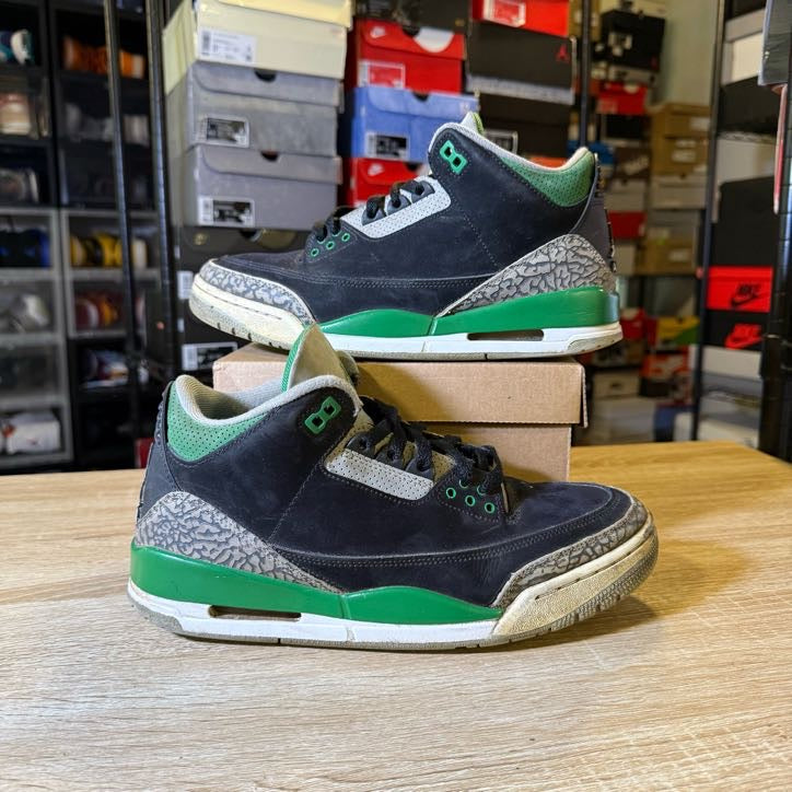 Size 9 - AJ 3 Pine Green