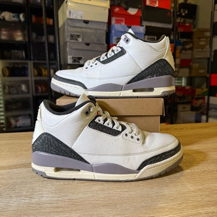 Size 9 - AJ 3 Cement Grey