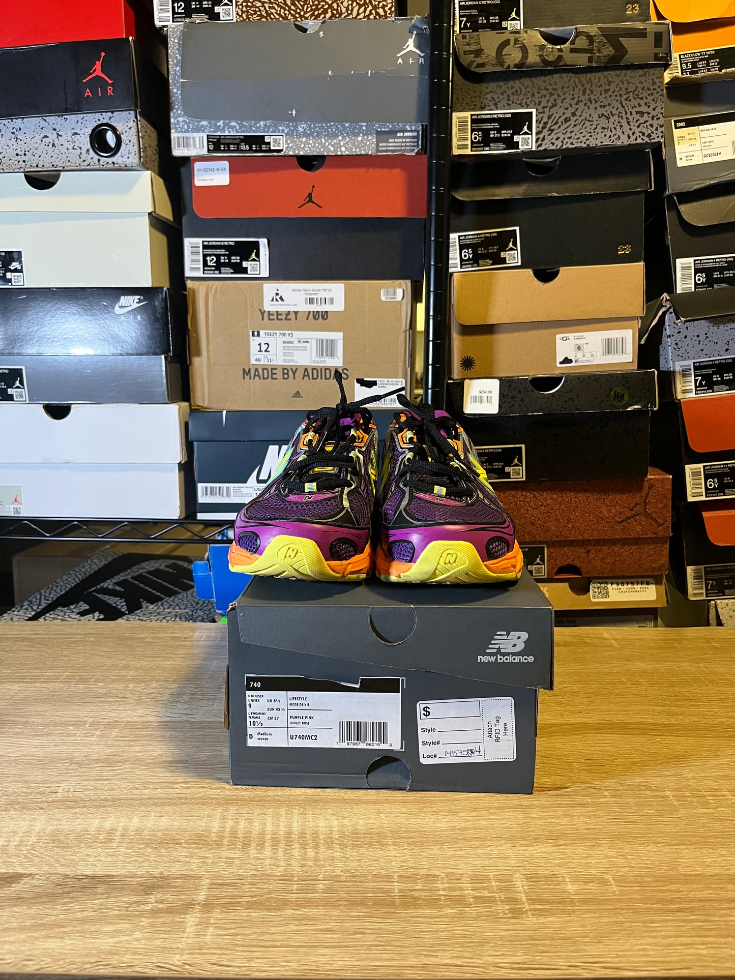 Size 9 - NB 740v2 Concord Grape Sun Glow