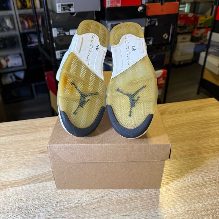 Size 6 - AJ 5 White Metallic