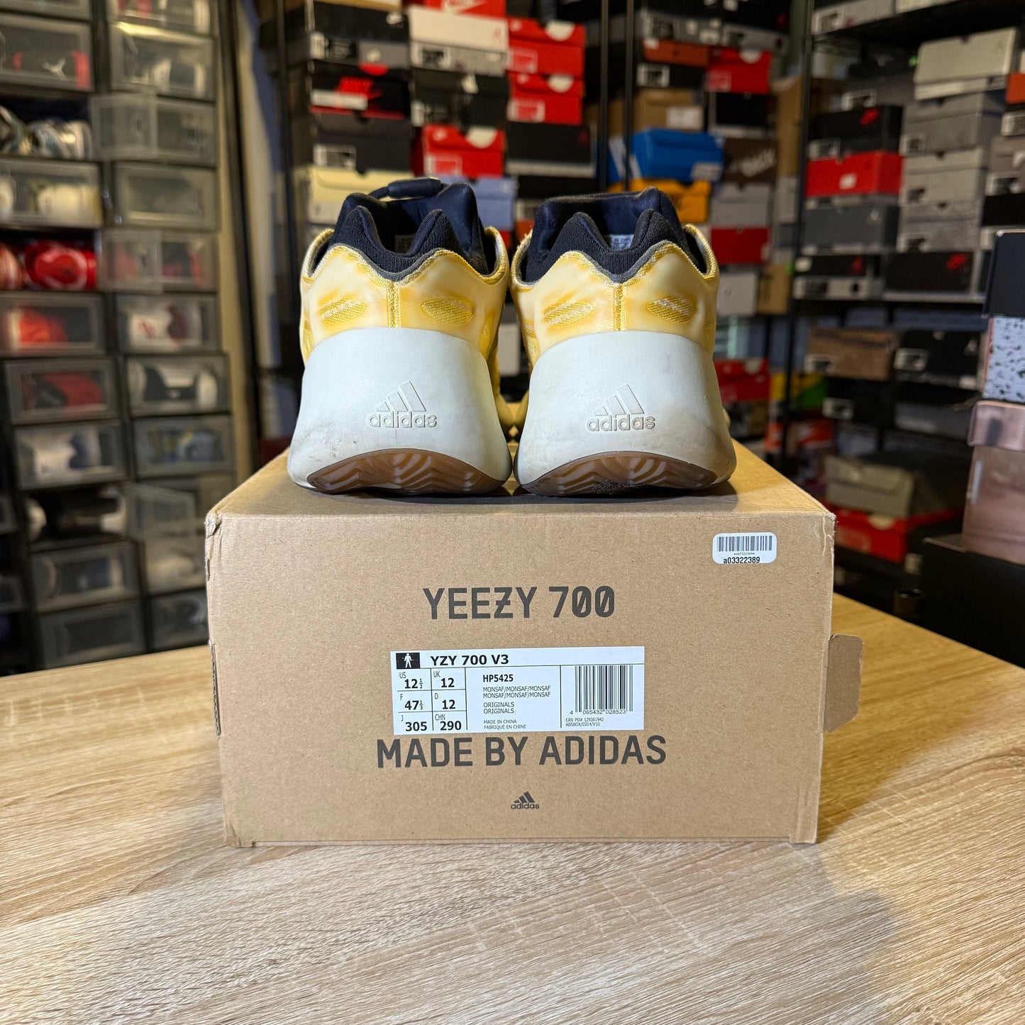 Size 12.5 - YZY 700 Mono Safflower