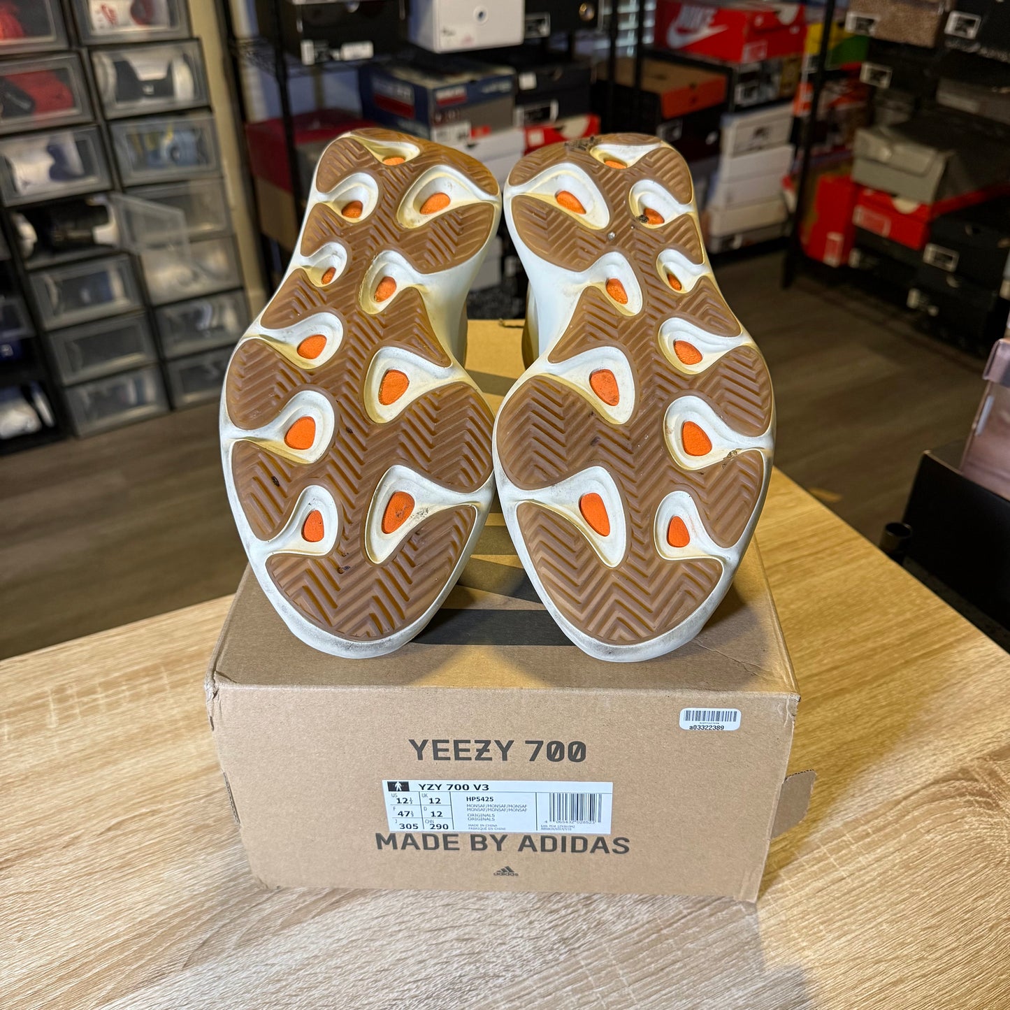 Size 12.5 - YZY 700 Mono Safflower