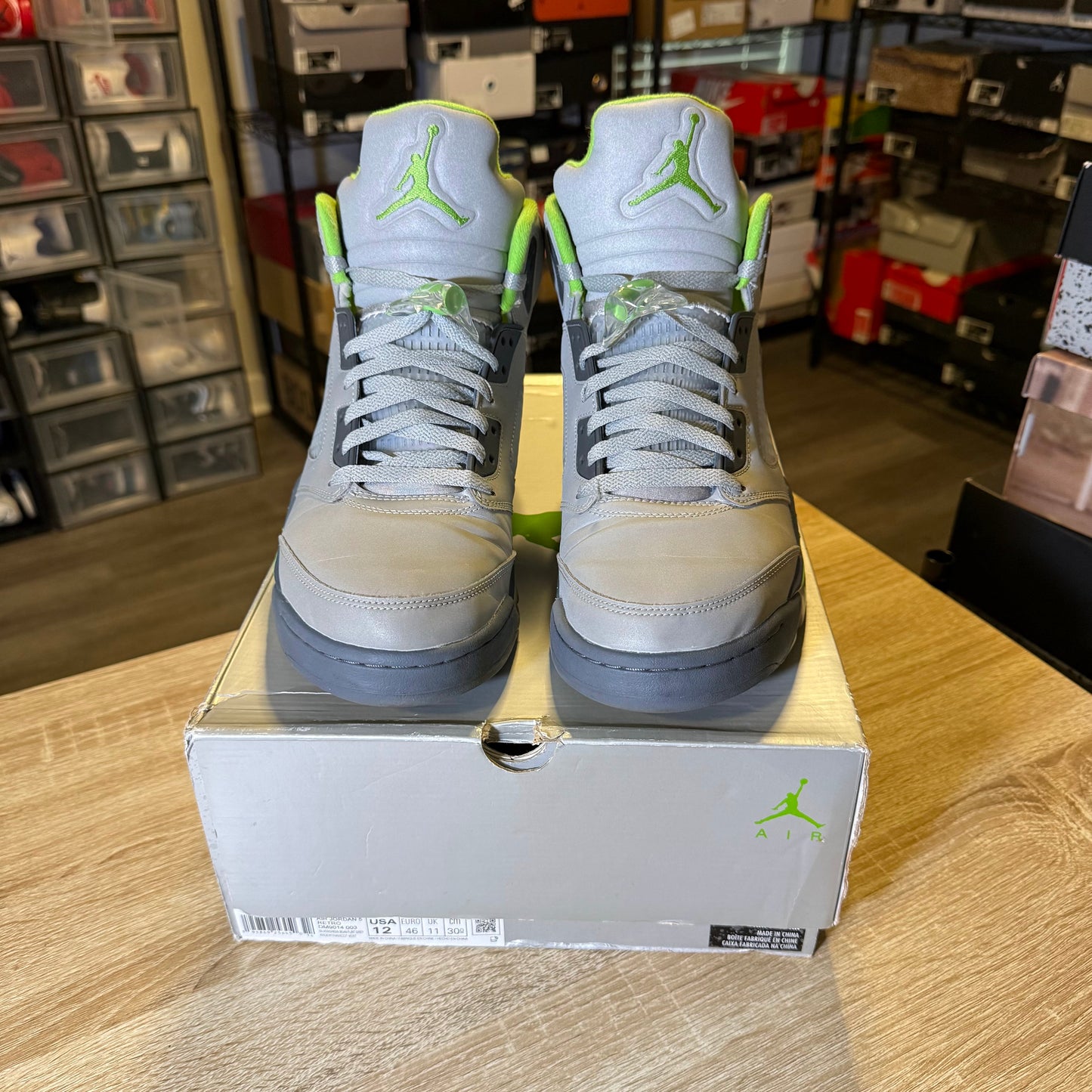 Size 12 - AJ 5 Green Bean