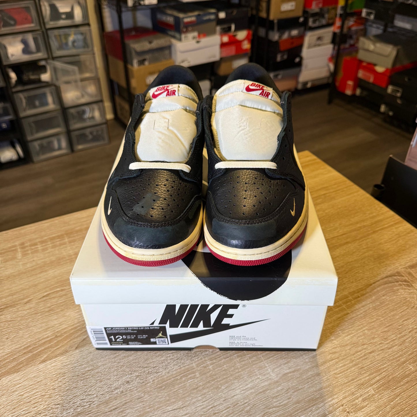 Size 12.5 - AJ 1 Low Nigel Bike
