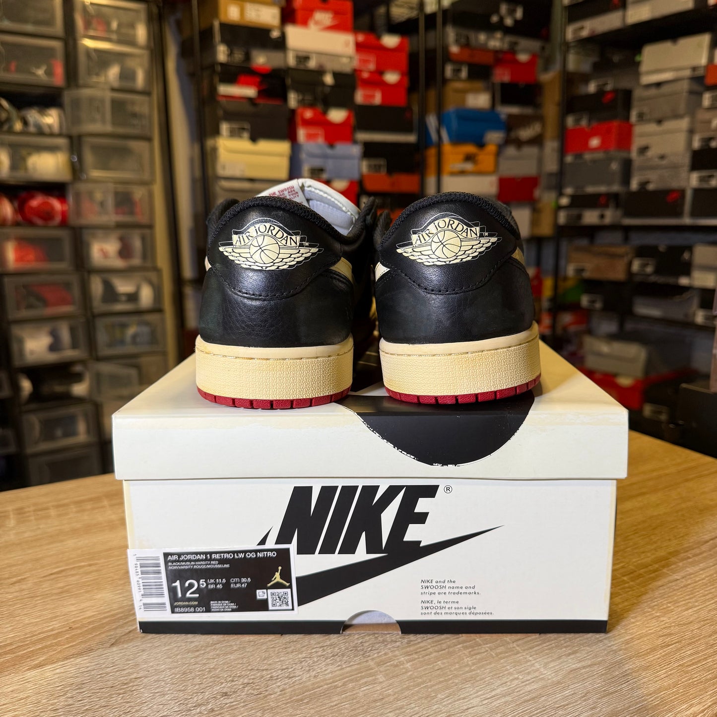 Size 12.5 - AJ 1 Low Nigel Bike