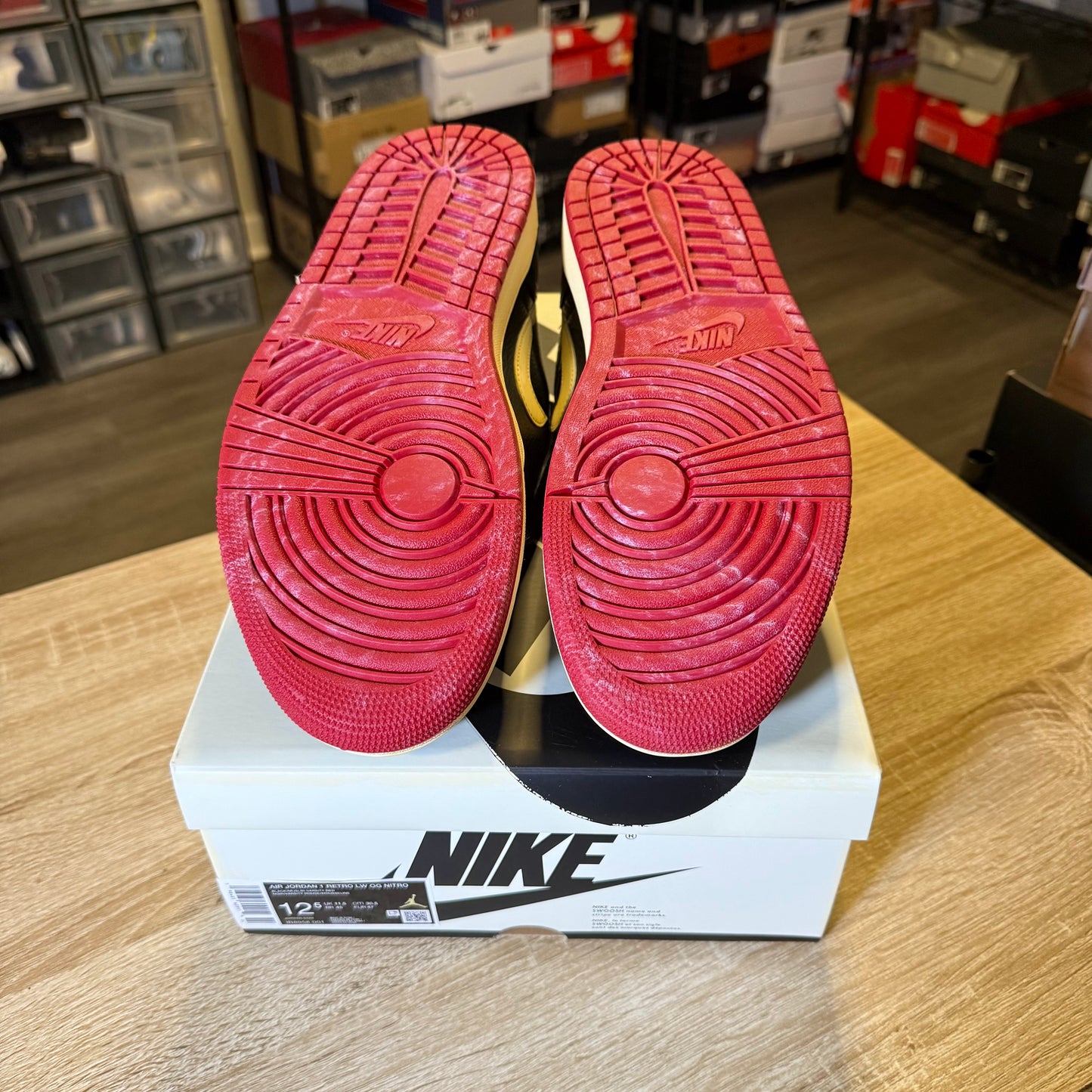 Size 12.5 - AJ 1 Low Nigel Bike