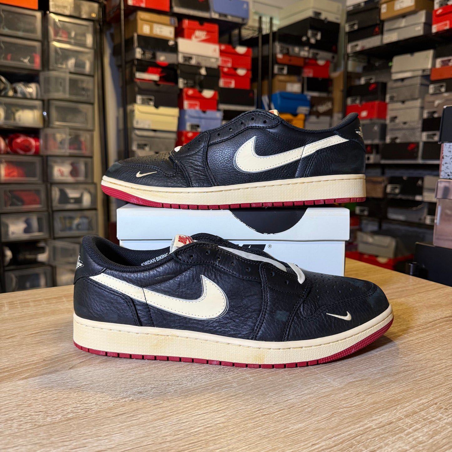 Size 12.5 - AJ 1 Low Nigel Bike