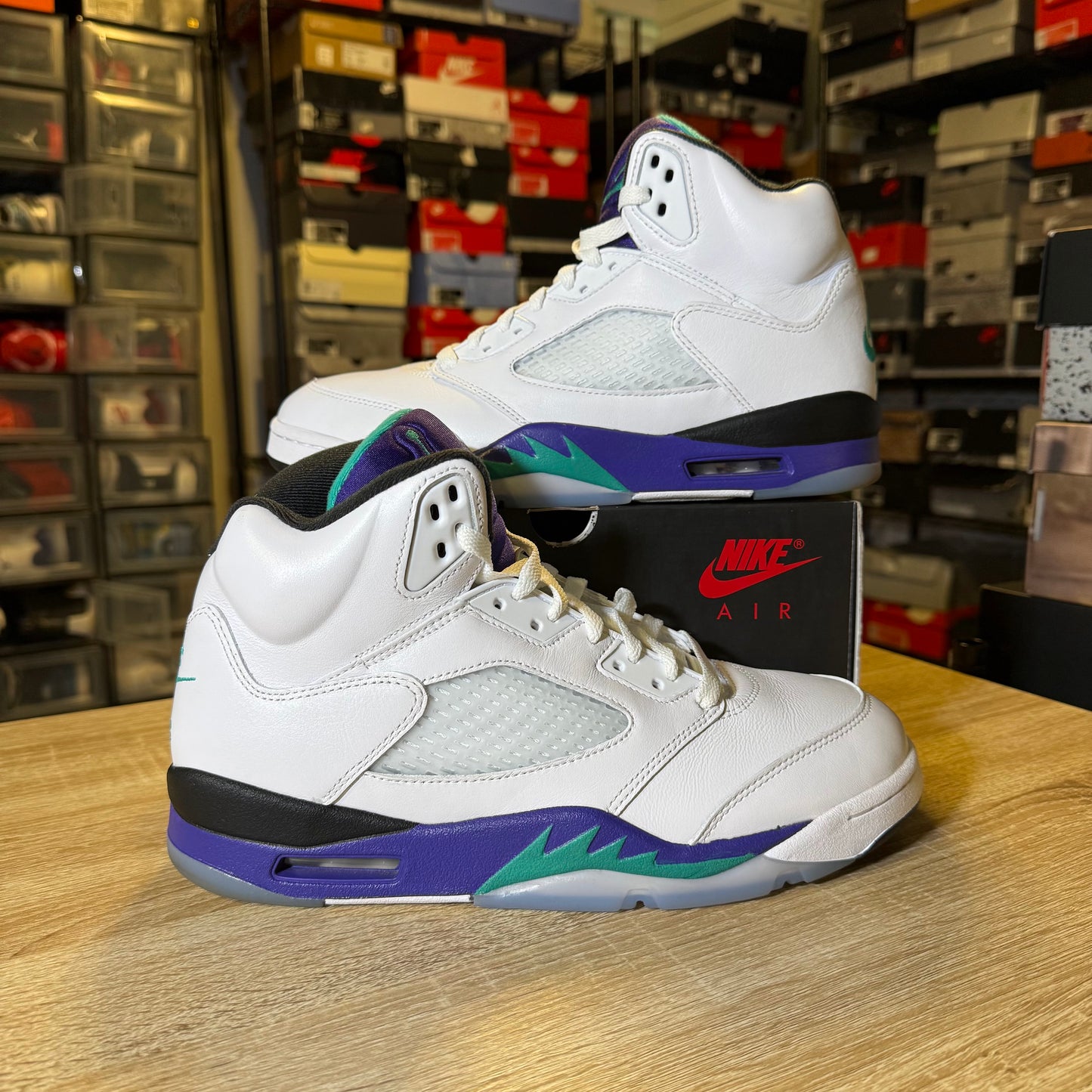 Size 9.5 - AJ 5 Grape