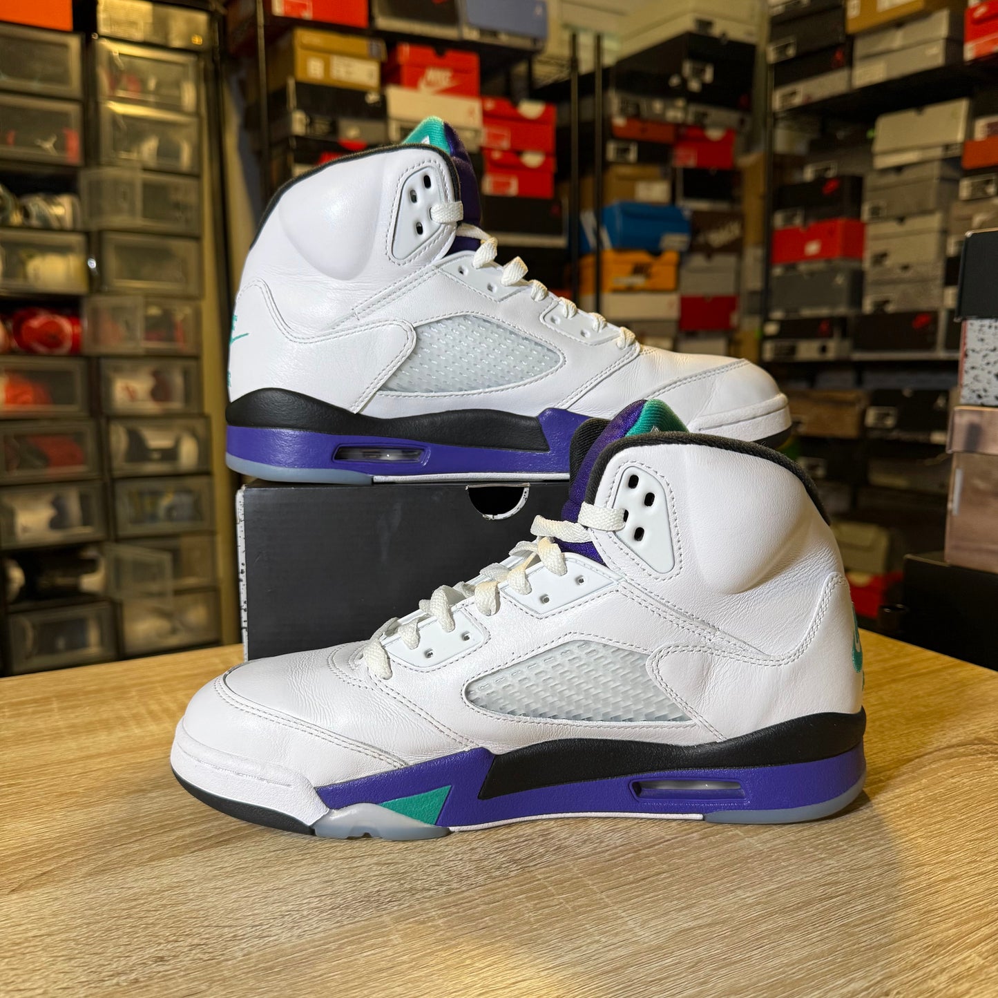 Size 9.5 - AJ 5 Grape