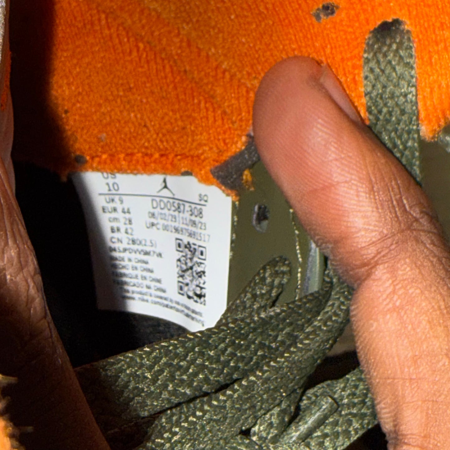 Size 10 - AJ 5 Olive