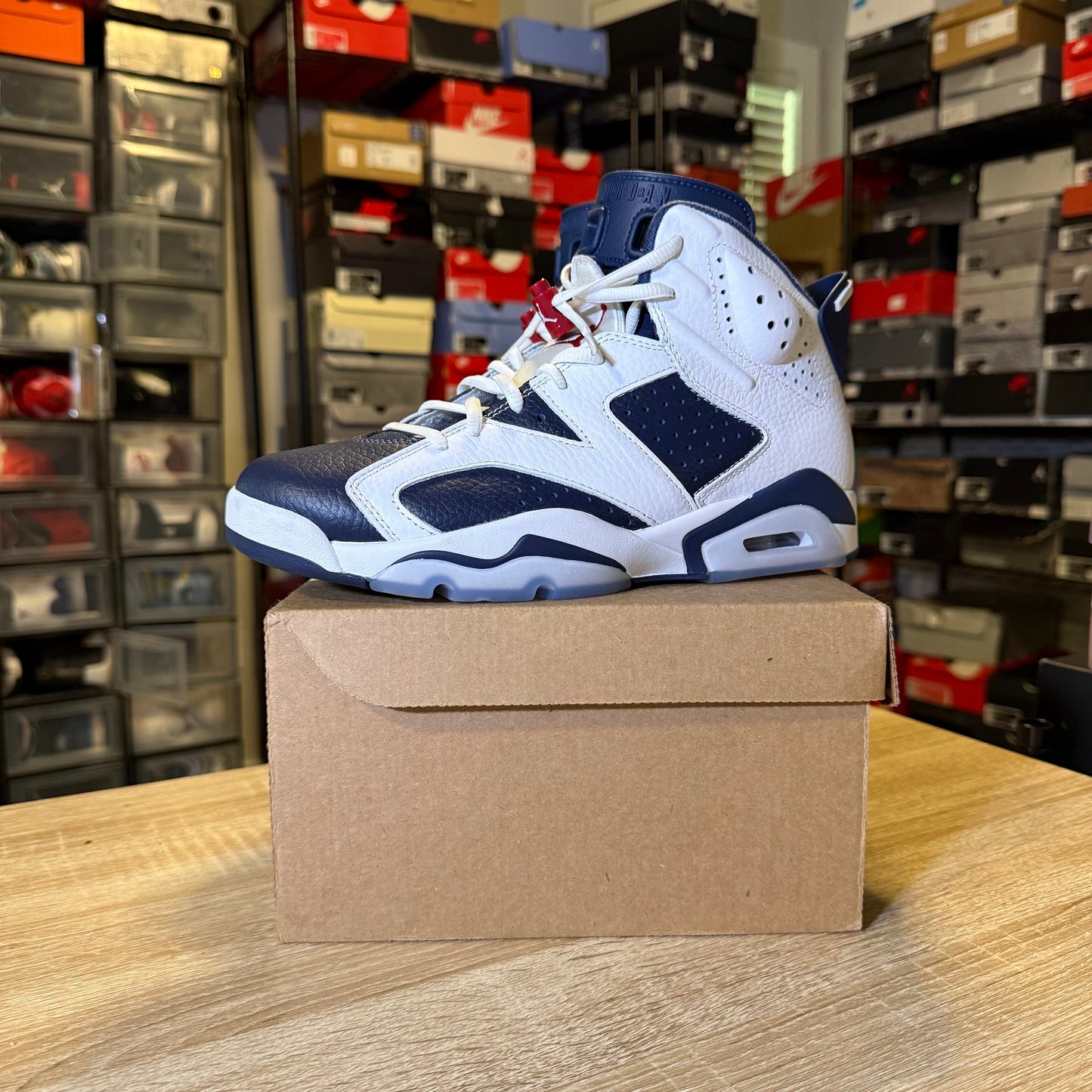 Size 7.5 - AJ 6 Olympic
