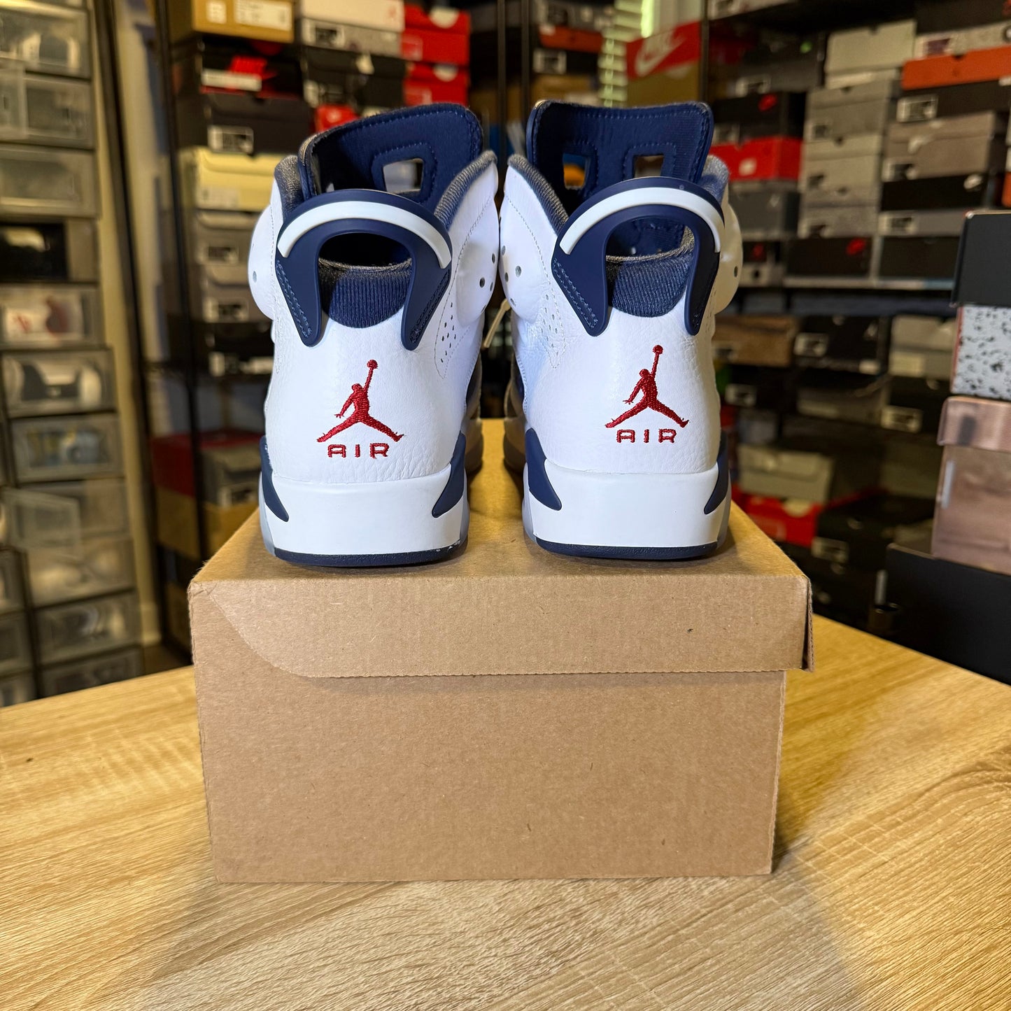 Size 7.5 - AJ 6 Olympic