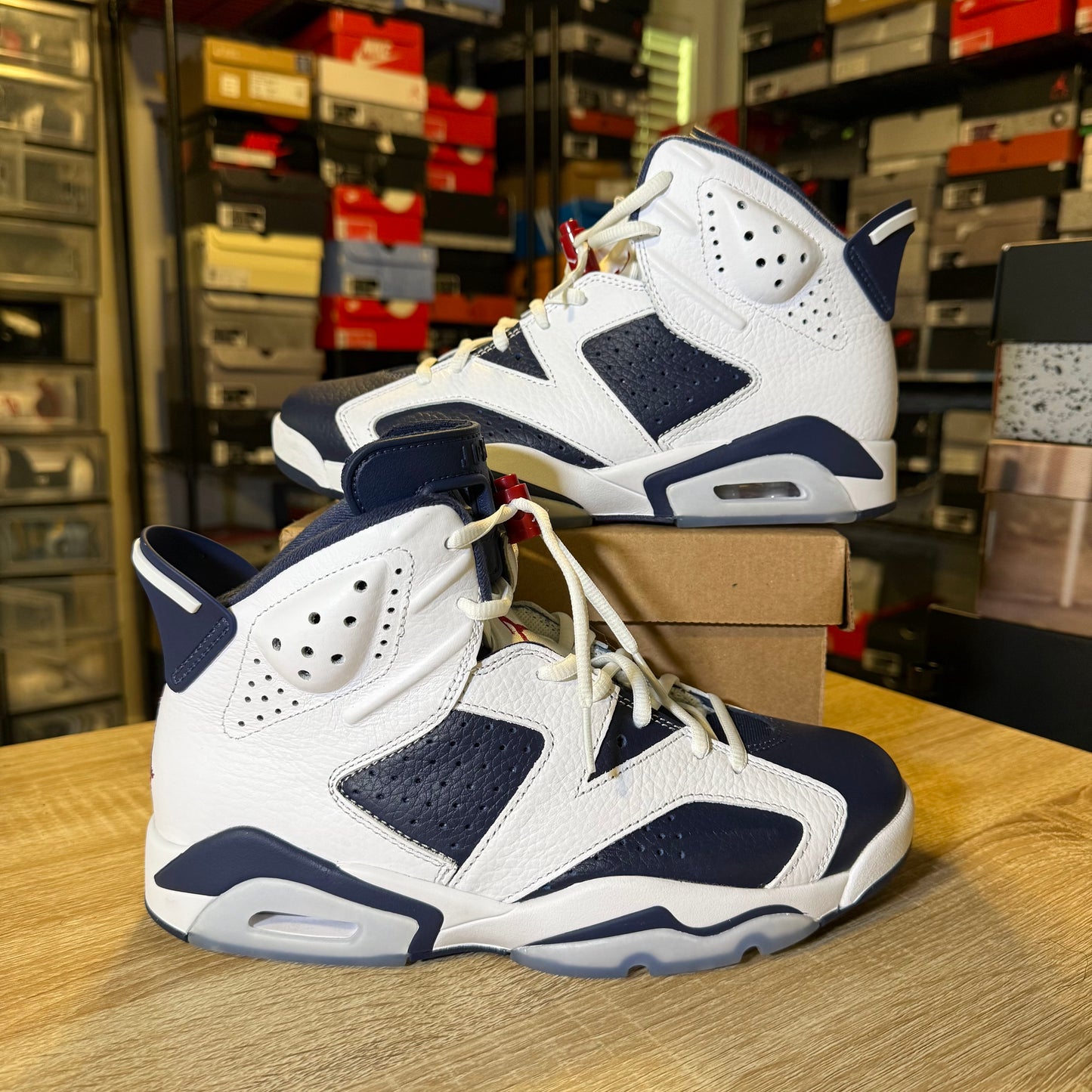 Size 7.5 - AJ 6 Olympic