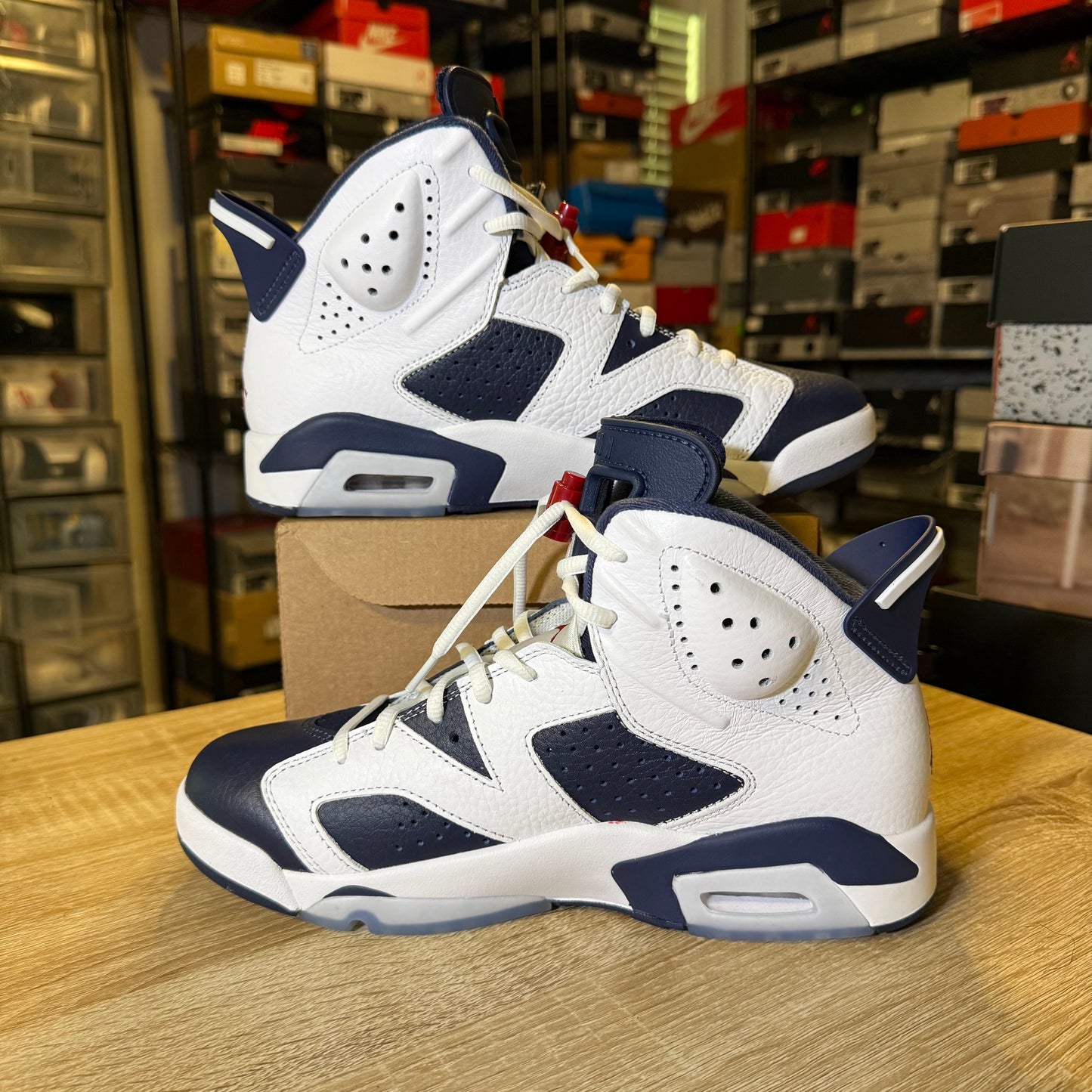 Size 7.5 - AJ 6 Olympic
